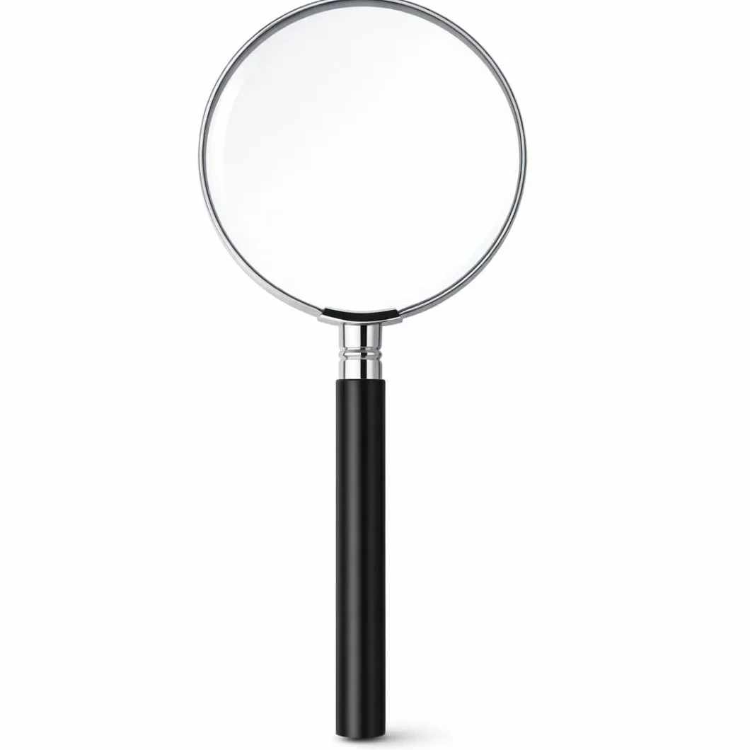 Lente d'Ingrandimento 90mm Acciaio Inossidabile Manico Antiscivolo