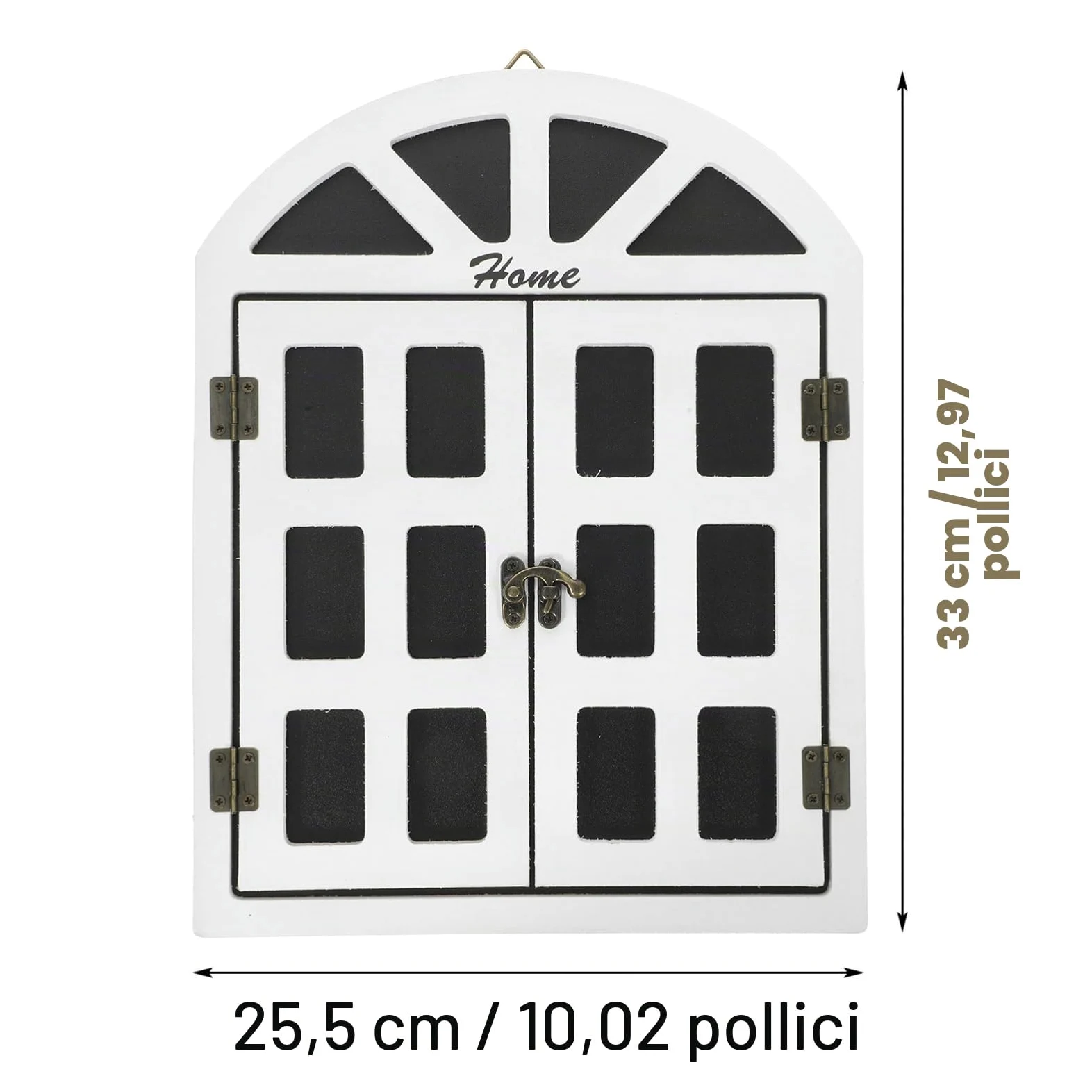 Operitacx Lavagna Da Appendere in Legno 13 Pollici Lavagna Per Finestre Con Superficie Cancellabile Per Cucina Bar Ristorante Decorazioni Per Eventi Casa
