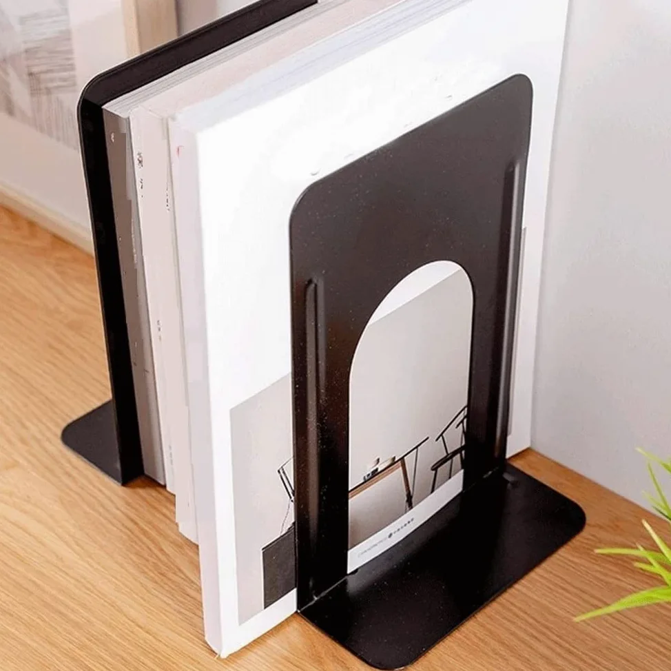 Reggi Libri, Fermalibri Fermalibri Per Impieghi Gravosi, Porta Libri Universale, Per Scaffali, In Metallo Antiscivolo Ufficio Casa Scrivania