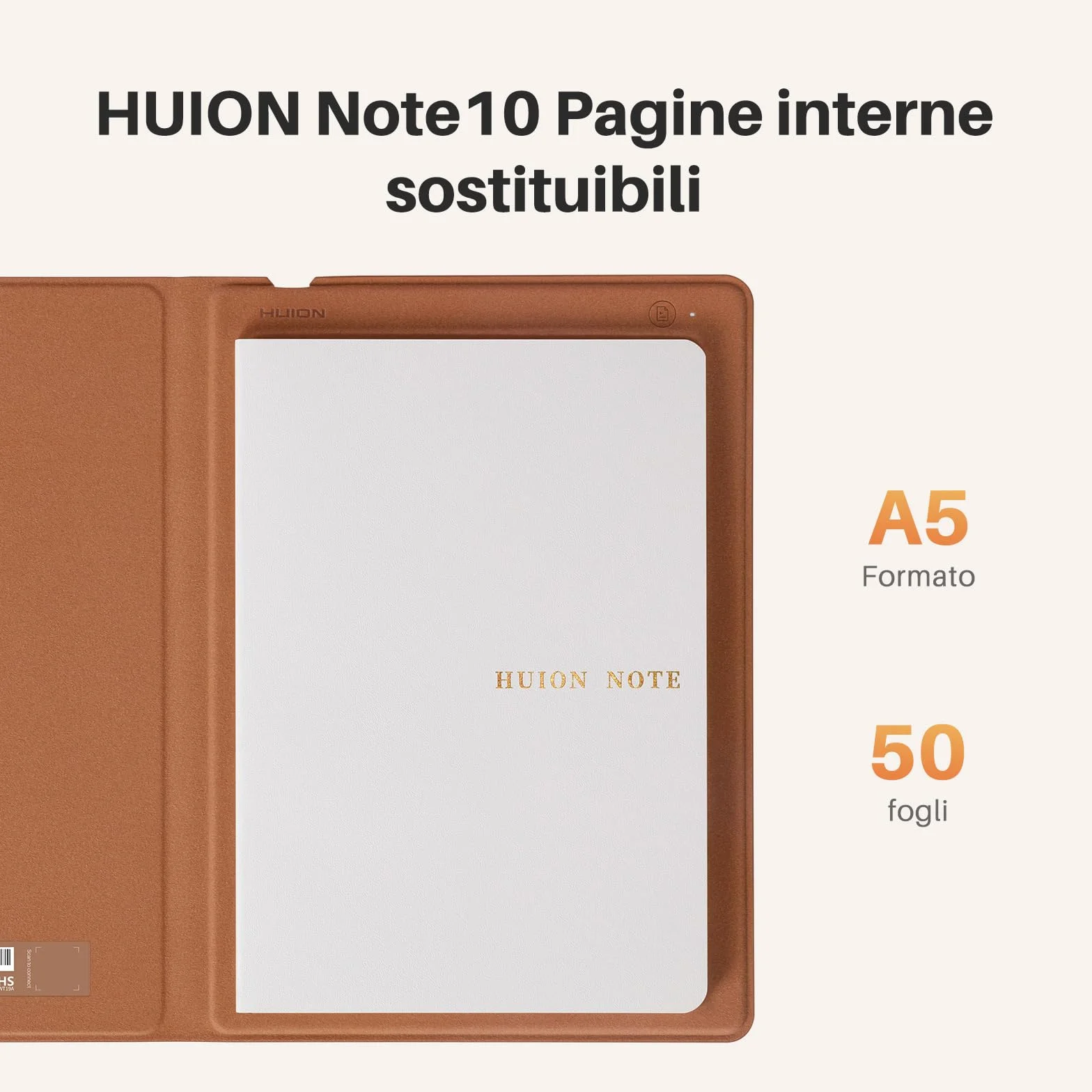 HUION Note X10 Taccuini di Ricambio Carta Confezione da 3