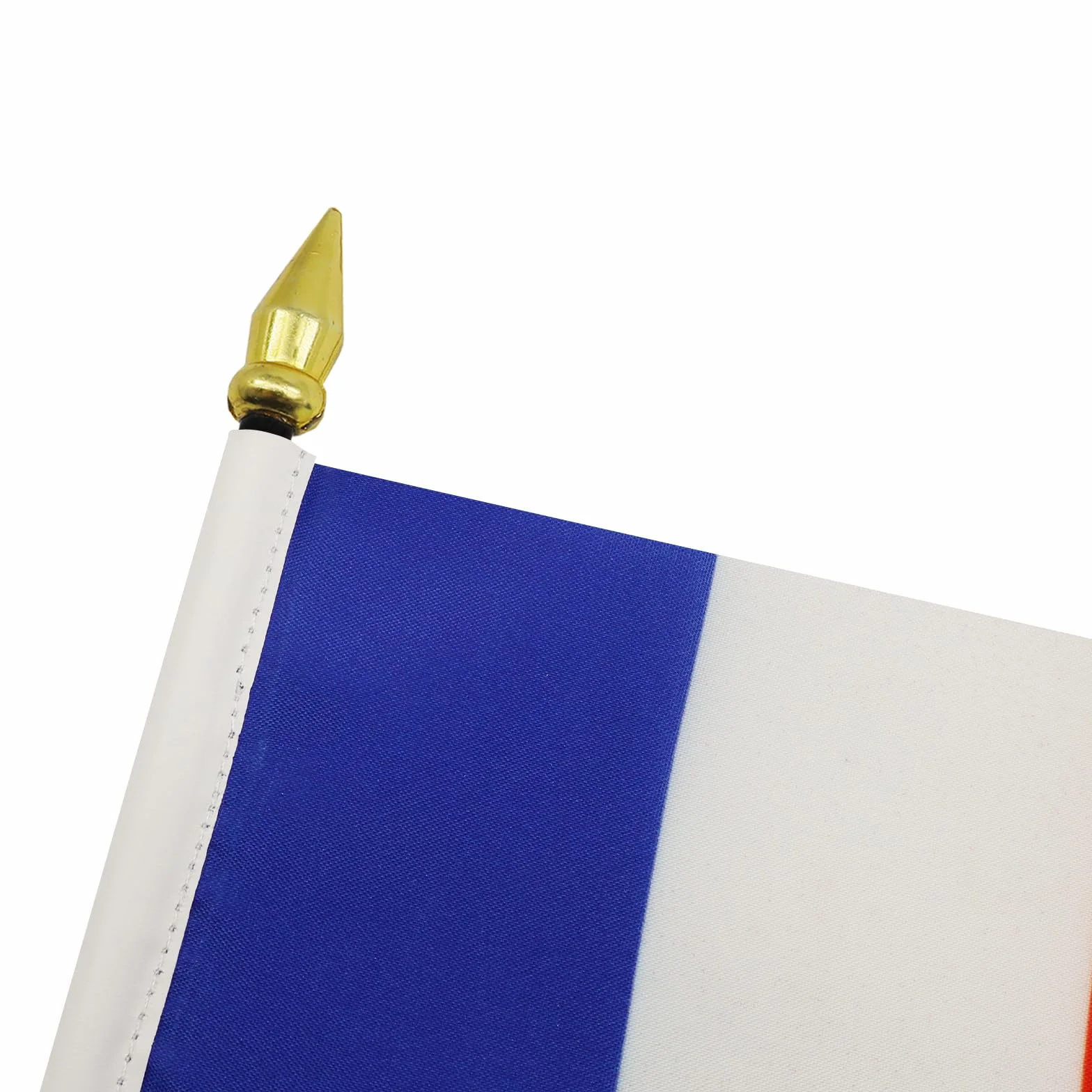 AZ FLAG Bandiera da Tavolo Francia 15x10cm Punta Dorata - Bandierina Francese