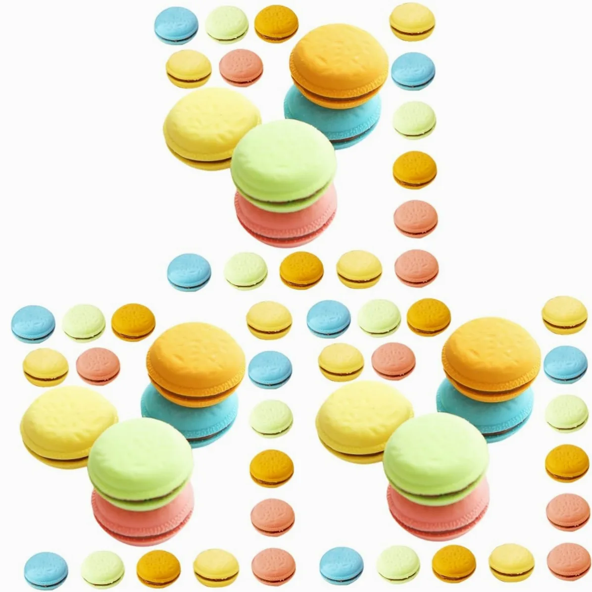 Lurrose 3 Set Gomma Macaron Gomme Da Cancellare Gomma Per Di Sabbia Evidenziatore Cancellino Magnetico Per Lavagna Bianca Cartone Animato Da Cancellare 4 Scatole*3