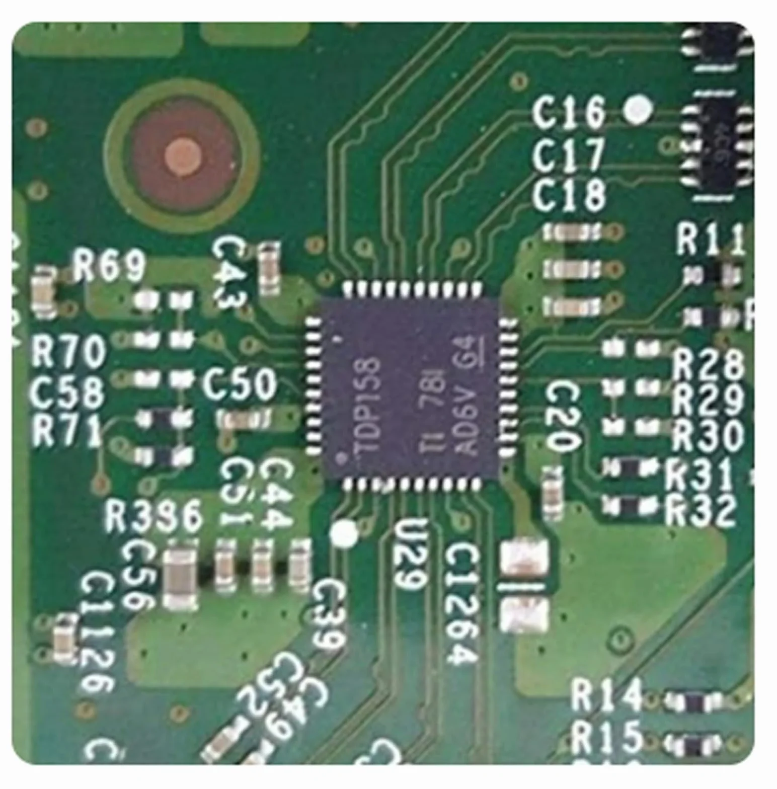 Chip di controllo HDMI IC TDP158 parti di ricambio per console Xbox One X