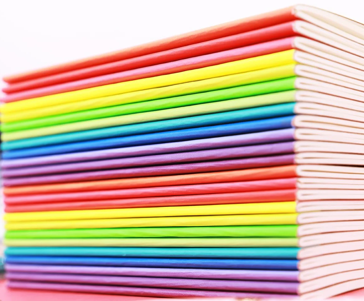 Confezione da 48 quaderni A5 a righe, in carta spessa, 60 pagine, 30 fogli, 21,1 x 14 cm