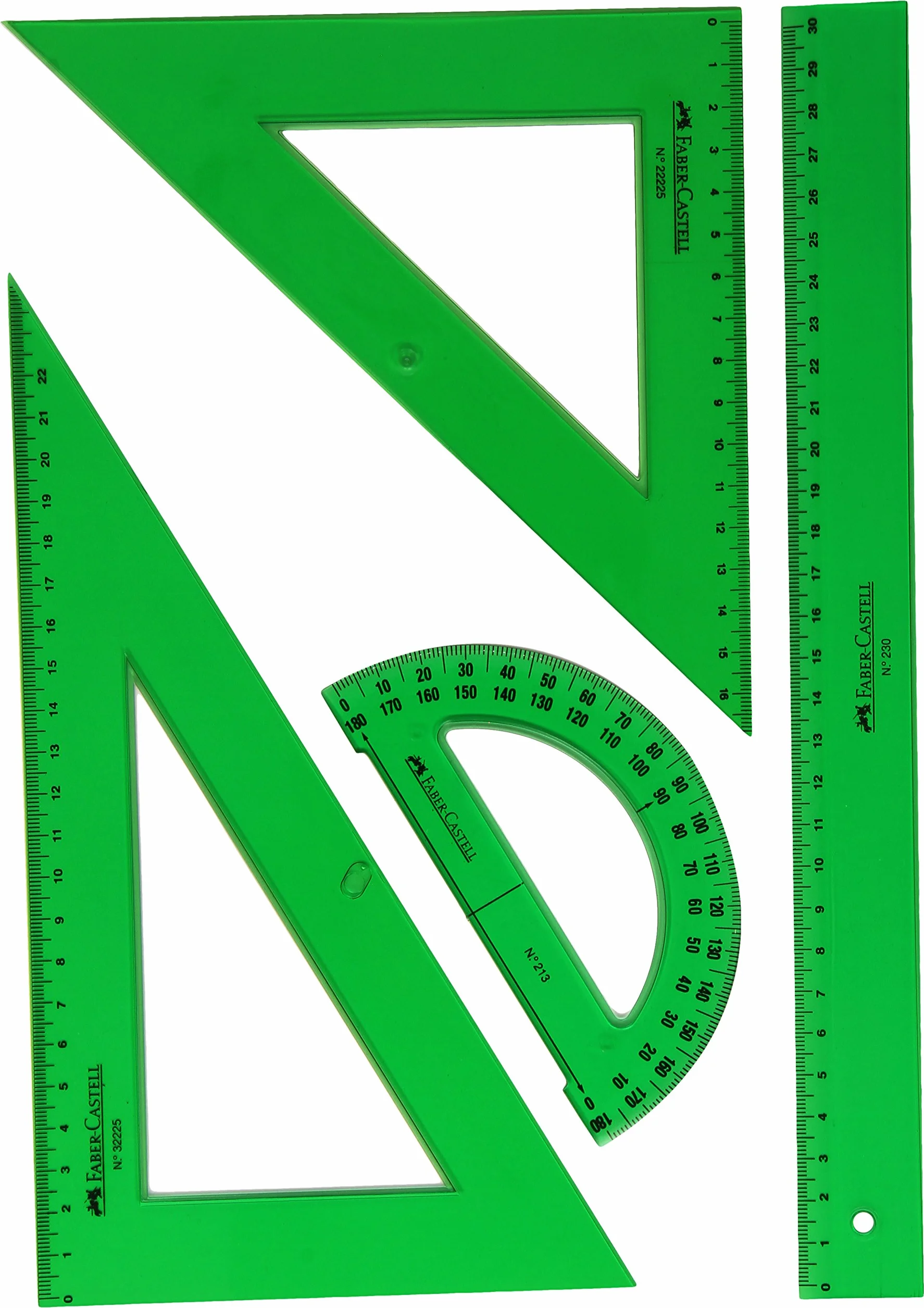 Zestaw geometria Faber-Castell 65021 verde
