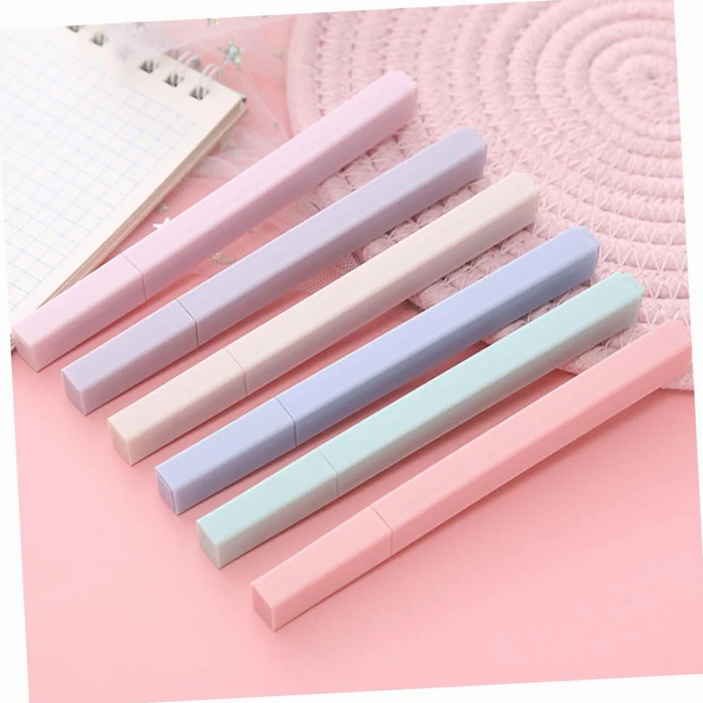 NUOBESTY 3 Set Evidenziatore Marcatori Metallici Pennarelli Per Scrapbooking Pennarello Scolastico Pennarello Funzionante Segnalibro Piccolo Per Album Plastica 12 Pezzi * 3