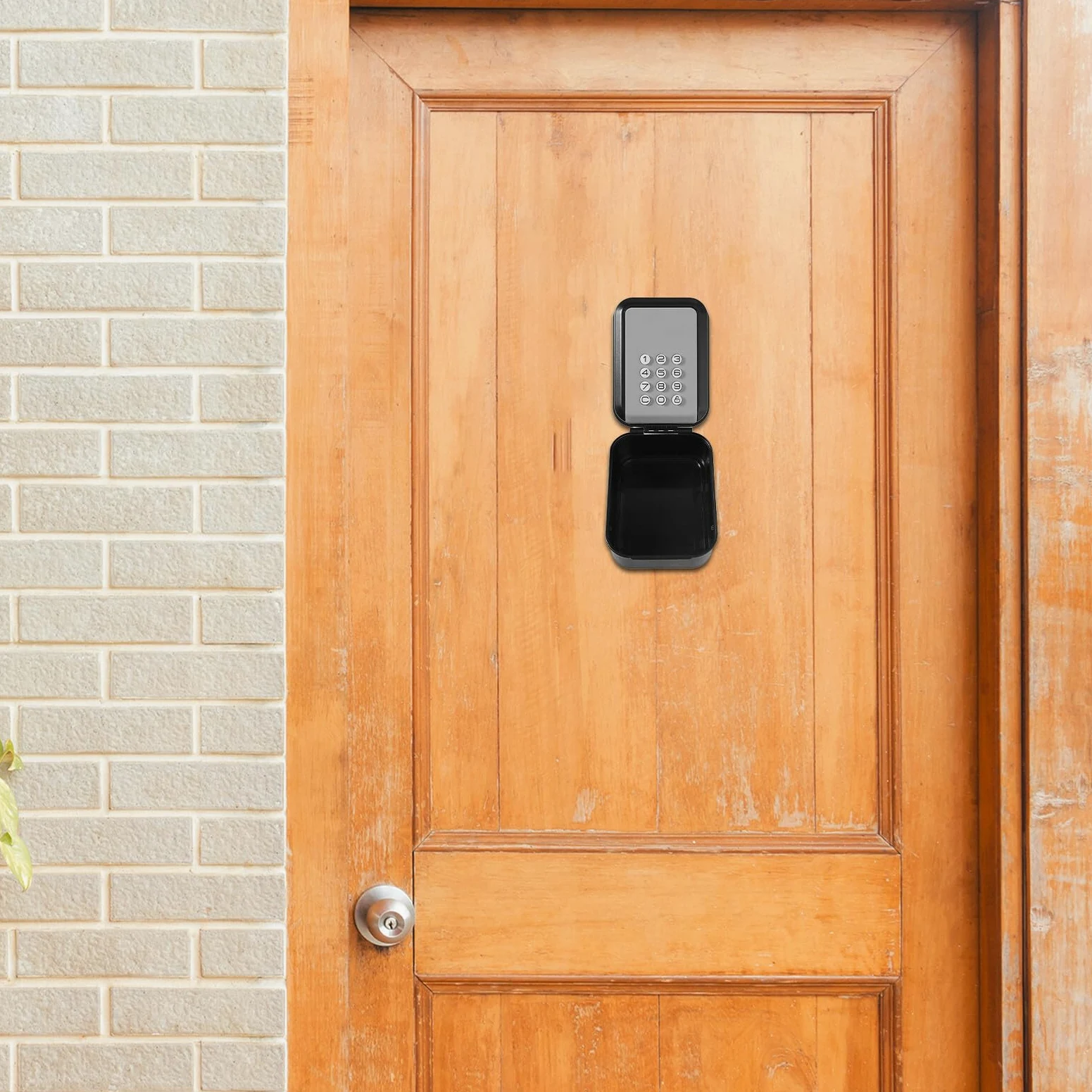 Cassetta di Sicurezza per Chiavi da Esterno Montata a Parete Codice Digitale Cassetta Portachiavi Smart Accesso Remoto e Blocco Password per Casa e Ufficio