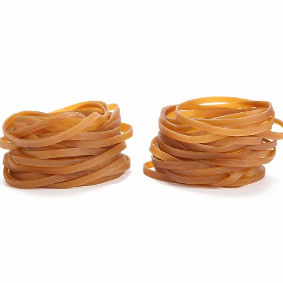 Elastici in Gomma, 100 Pezzi di Elastico, Elastici for File Gialli 70 x 5 mm Elastici in Gomma, Braccialetto Elasticizzato Accessori for la Cucina di casa