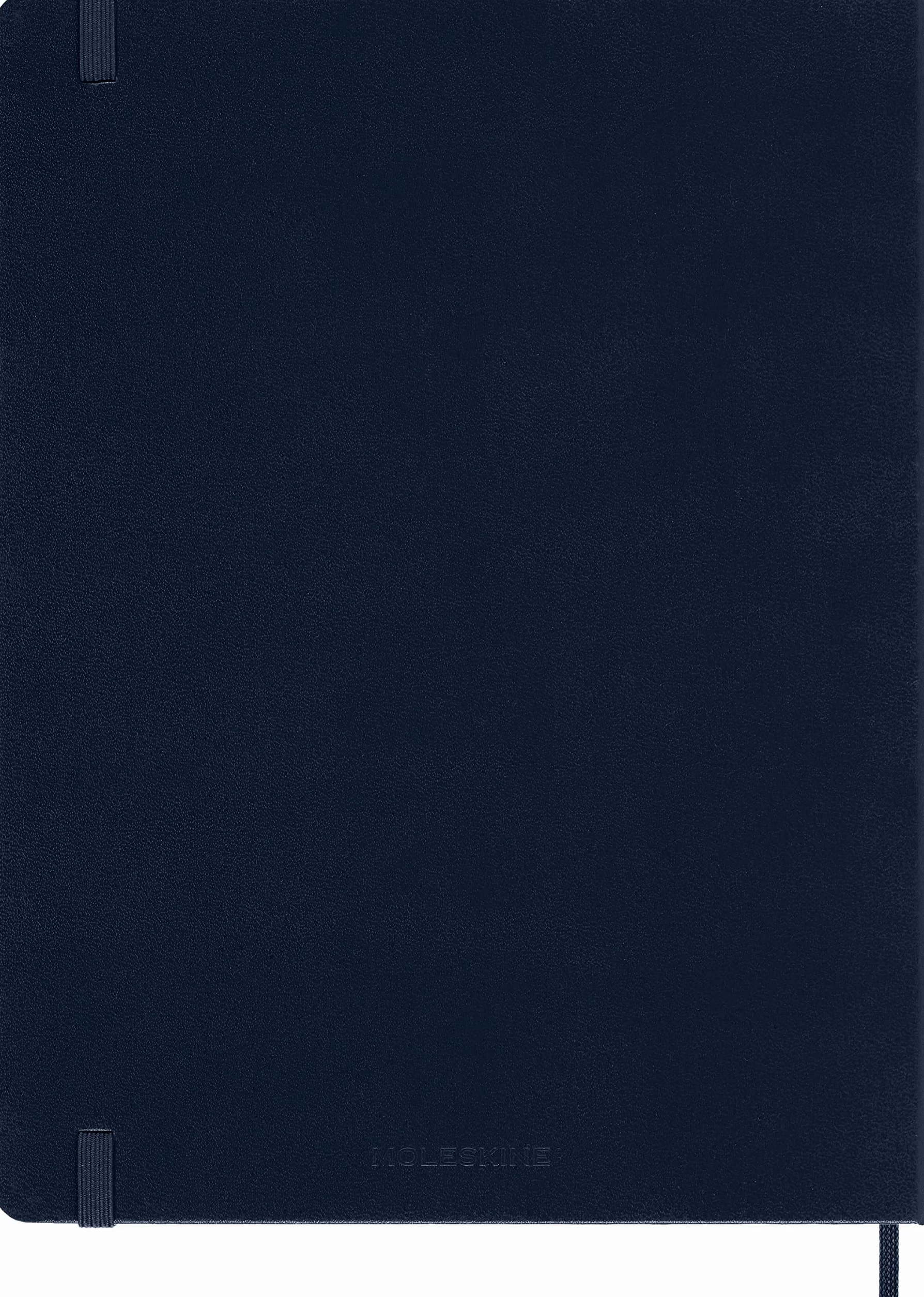 Moleskine Agenda Settimanale 2023, Agenda 12-Mesi, Agenda Settimanale, Copertina Rigida, Formato XL 19 x 25 cm, Colore Blu Zaffiro