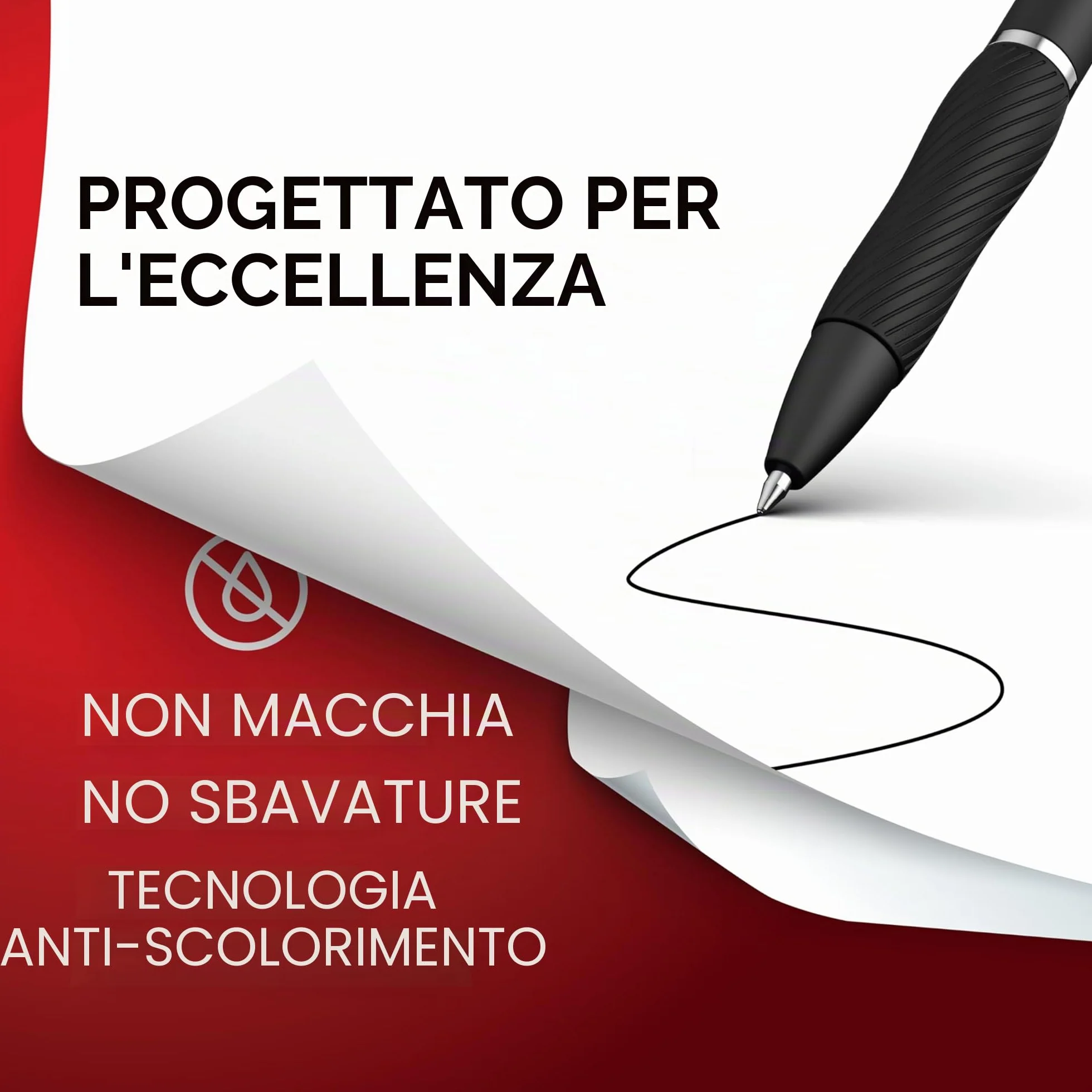 Sharpie S-Gel Penne gel Punta media 0,7 mm Inchiostro nero Confezione da 3
