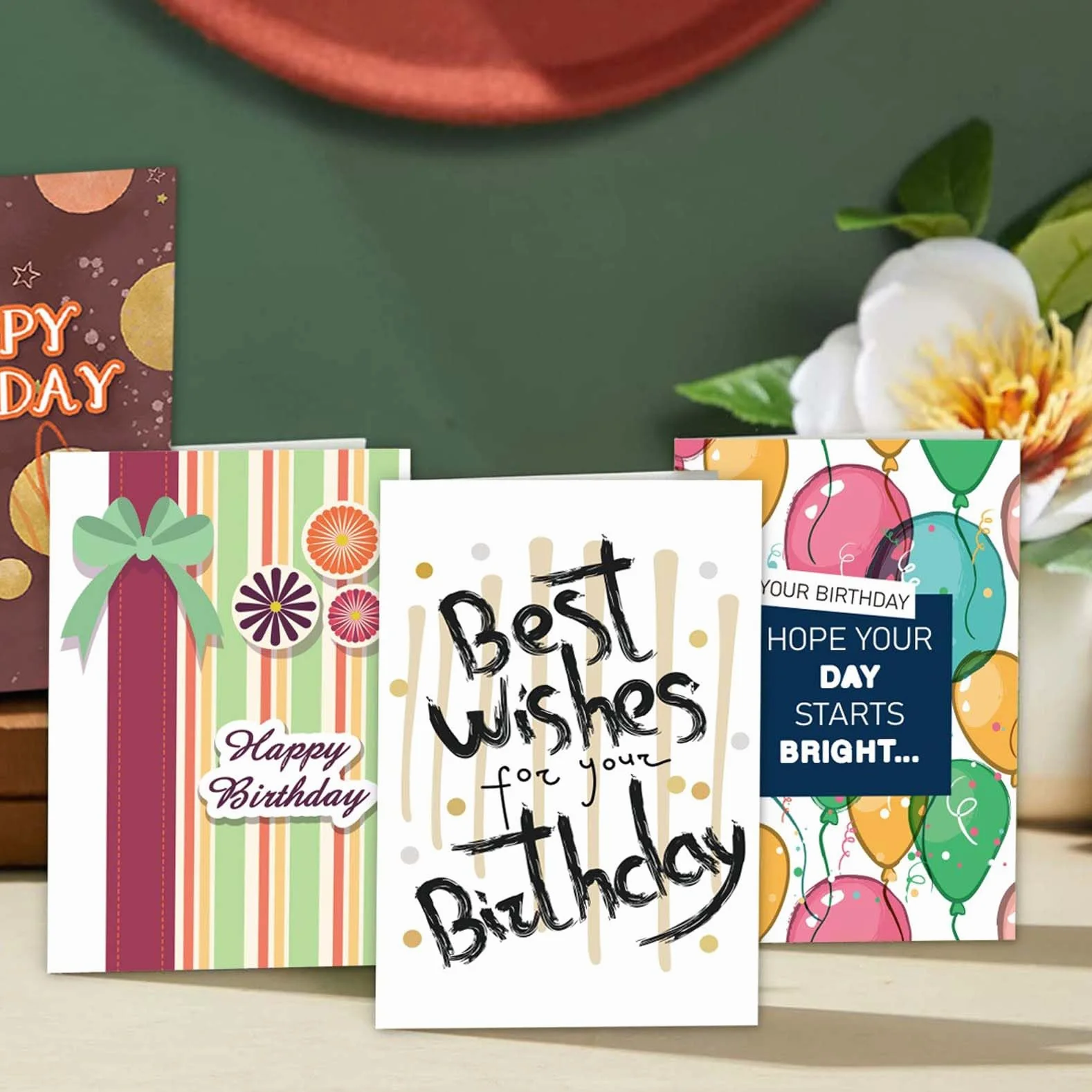 Biglietti Compleanno Divertenti per Adulti e Bambini (12 szt.)