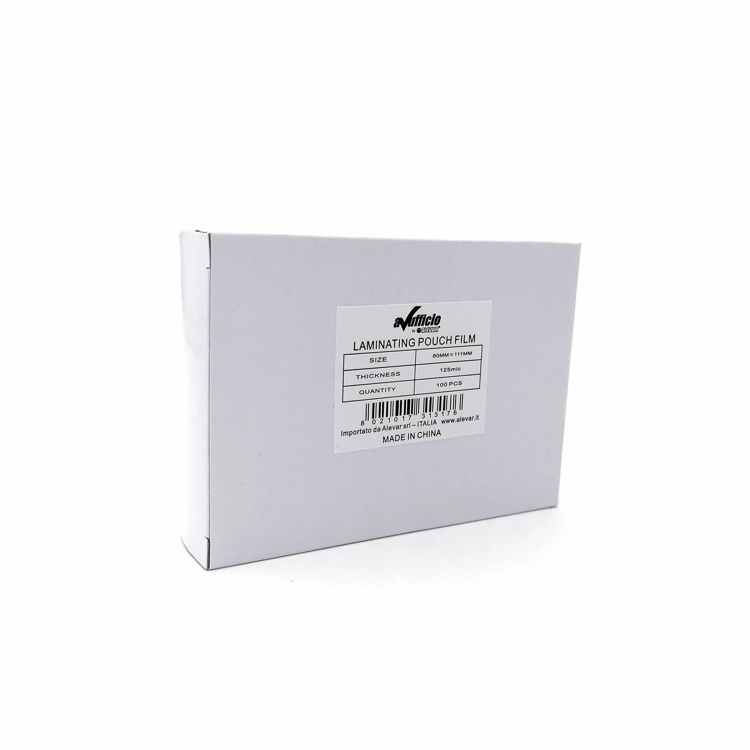Alevar Pouches Plastificazione A7 80x110 mm 250 micron Confezione 100 Pezzi