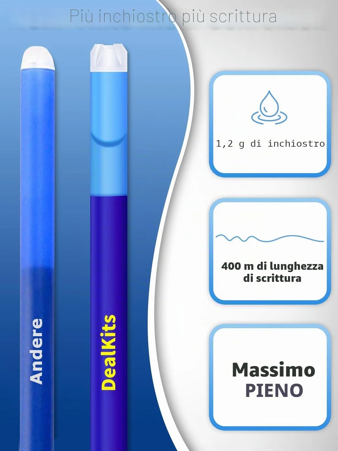 DealKits 14 ricariche in gel cancellabili 0,7 mm compatibili con Pilot FriXion Ball Clicker Eberhard Faber mine di ricambio per penna gel