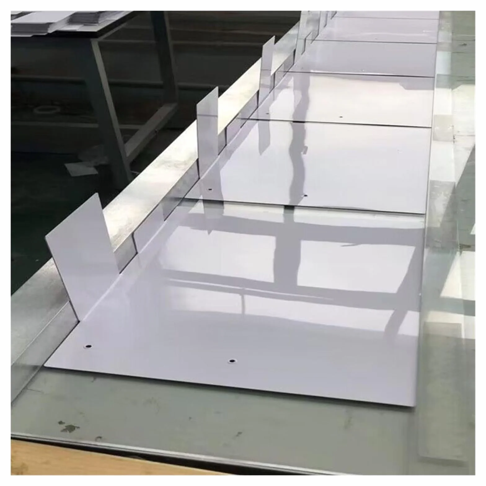 Piegatrice Acrilica 125 cm con Staffa e Angolo, Foglio Organico in PVC Riscaldatore