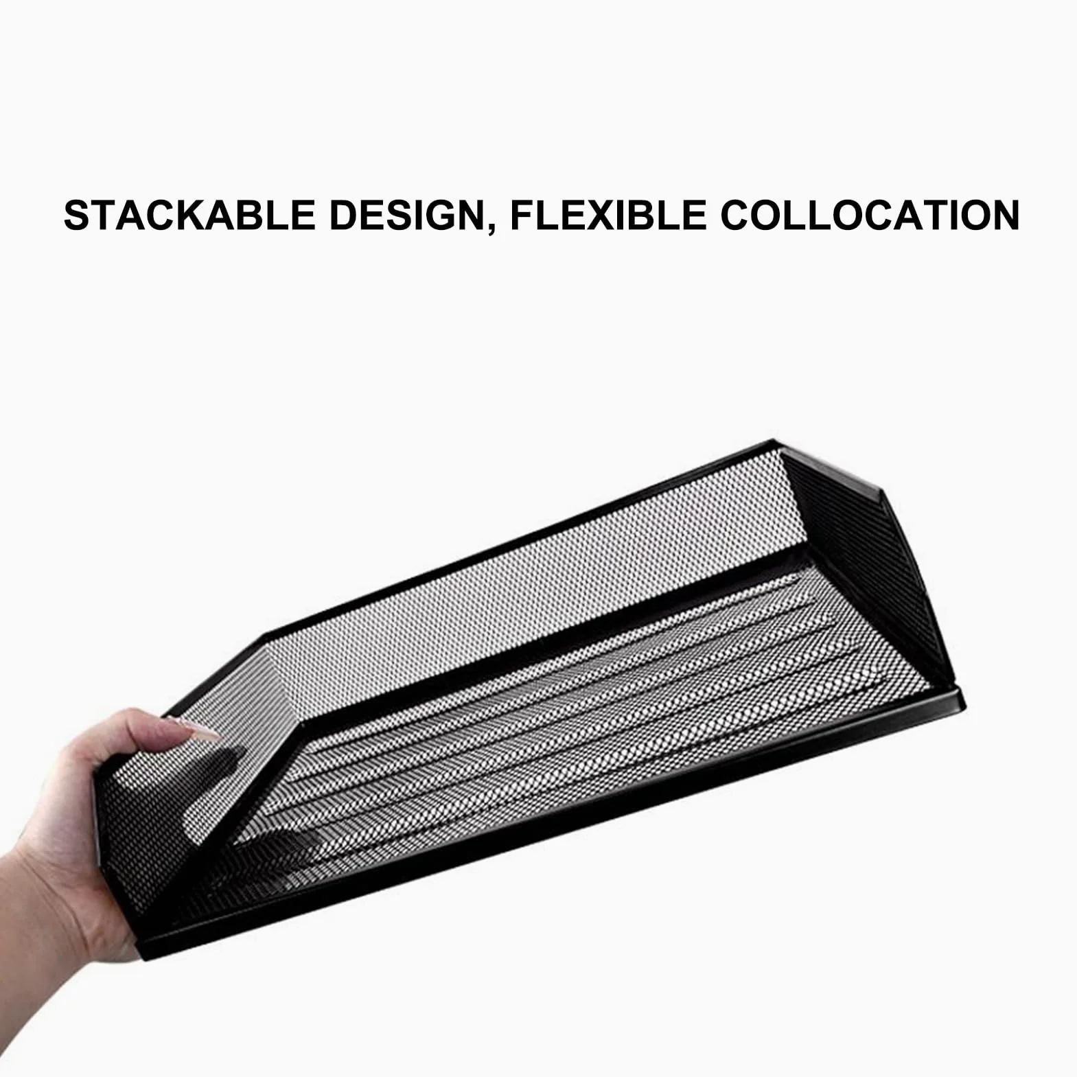 Organizer portacarta da scrivania Cartelle Scorrevoli Verticali | Classificatore A4 a Più Ripiani per Fogli e Cartelle Per casa, ufficio, scuola, studio, scrivania, cassetti, mensole, libri