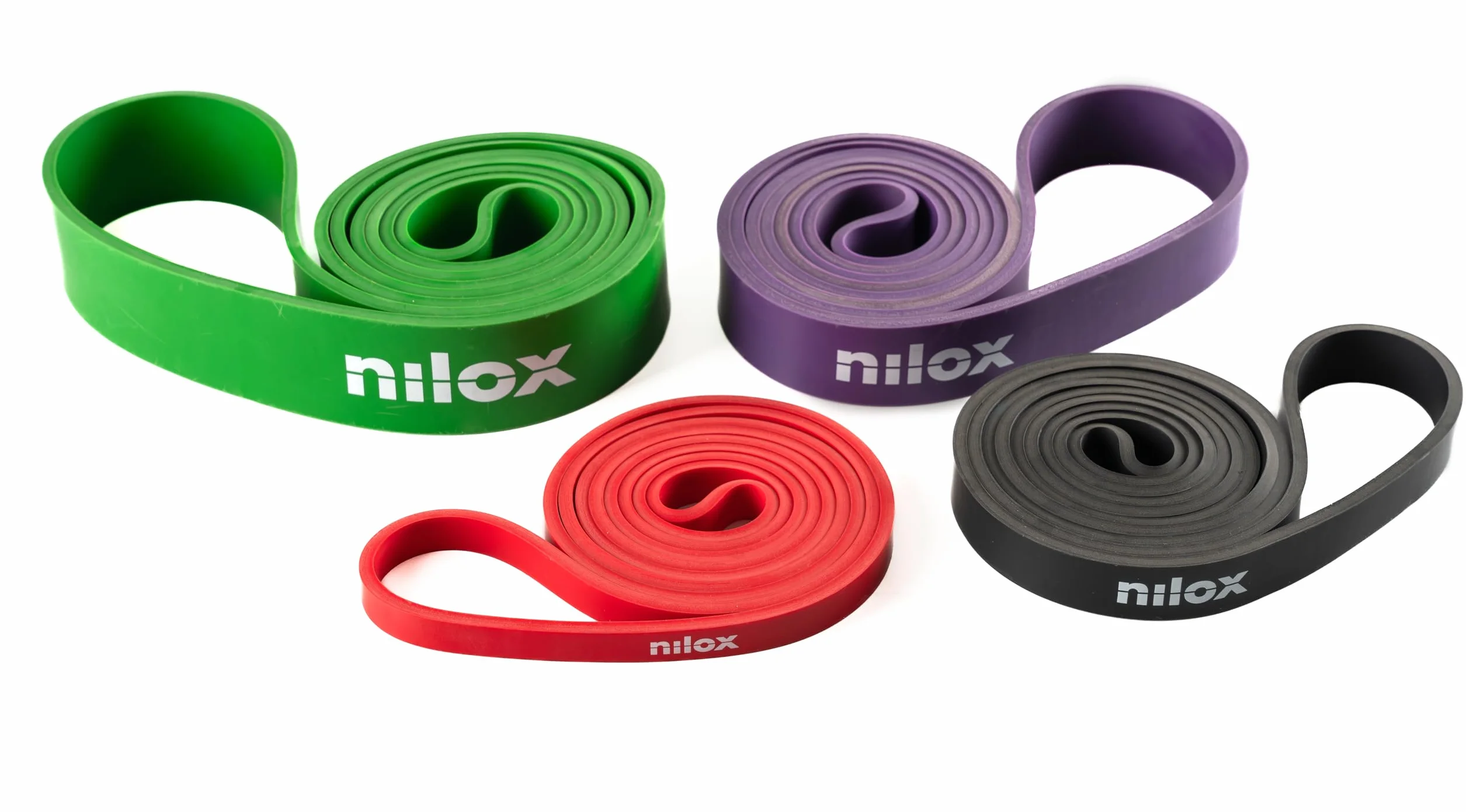 Nilox Set Elastici Fitness Uomo e Donna per Smart Workout, Accessori Inclusi