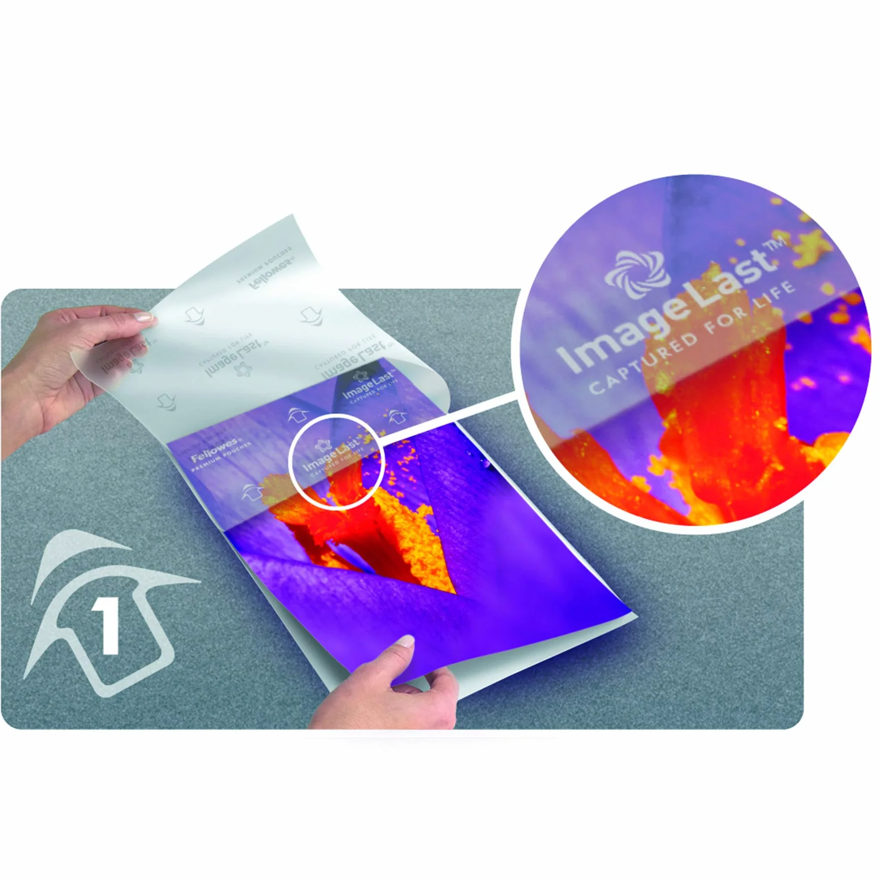 Fellowes 5307407 Pouches Di Plastificazione, Formato A4, 125 Micron, Confezione Da 100 Pezzi & 5306207 Pouches Lucide Enhance80, Formato A3, 80 Micron, Confezione Da 100 Pezzi