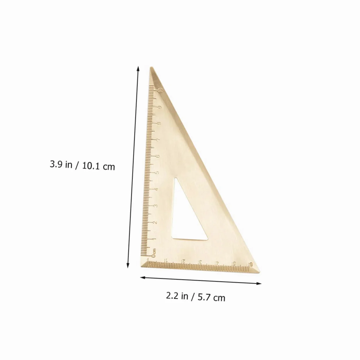 EXCEART 3sets Righelli Triangolari Kit Di Strumenti Geometrici Con Triangolo Righello e Goniometro Per Architettura e Disegno Tecnico Facile Da Trasportare