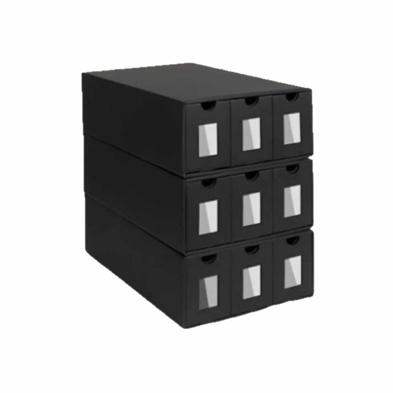 kowaku Scatola Porta Carte Impilabile Modulare Organizzatore Rigido Custodia per Libreria