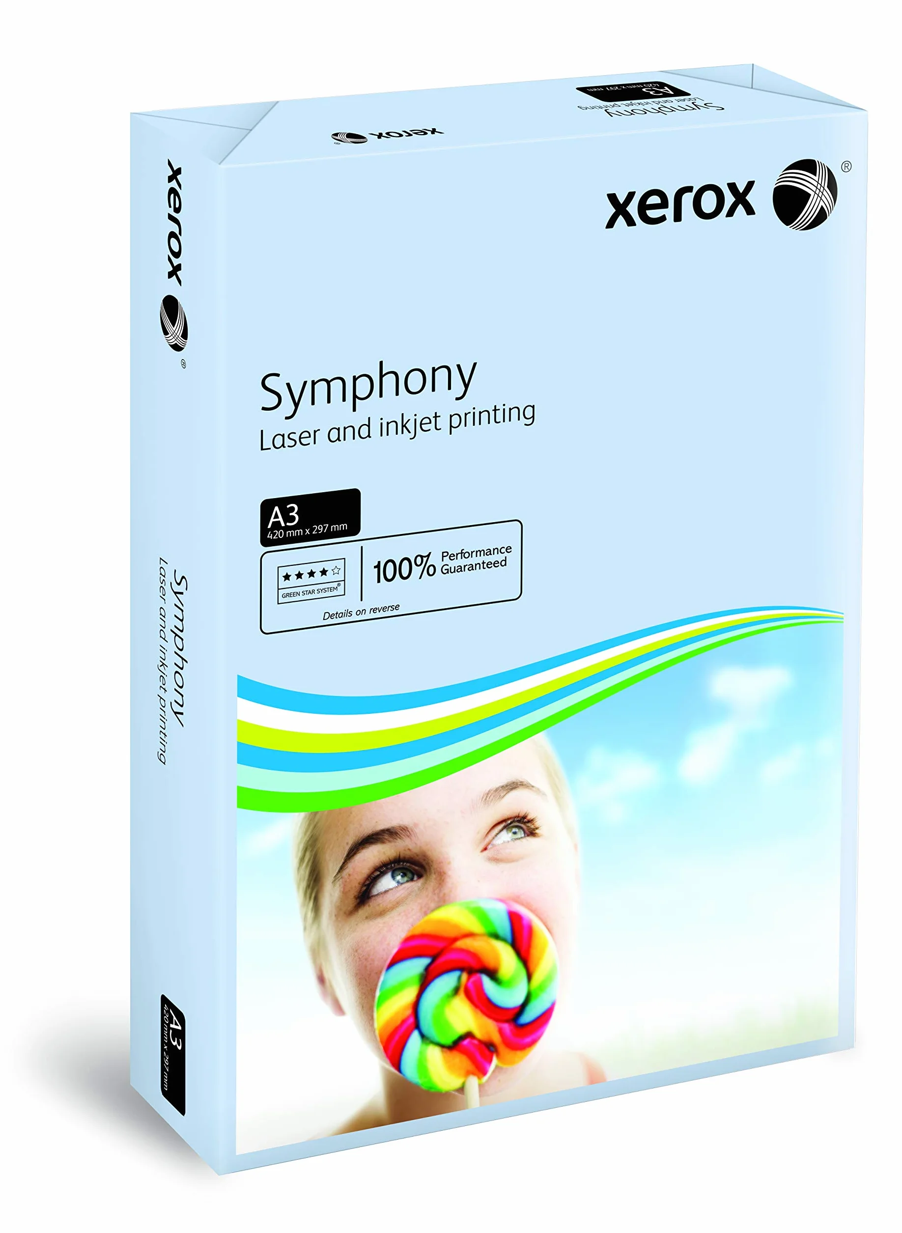Xerox Carta colorata Symphony A3 80 g/m² 500 fogli blu pastello
