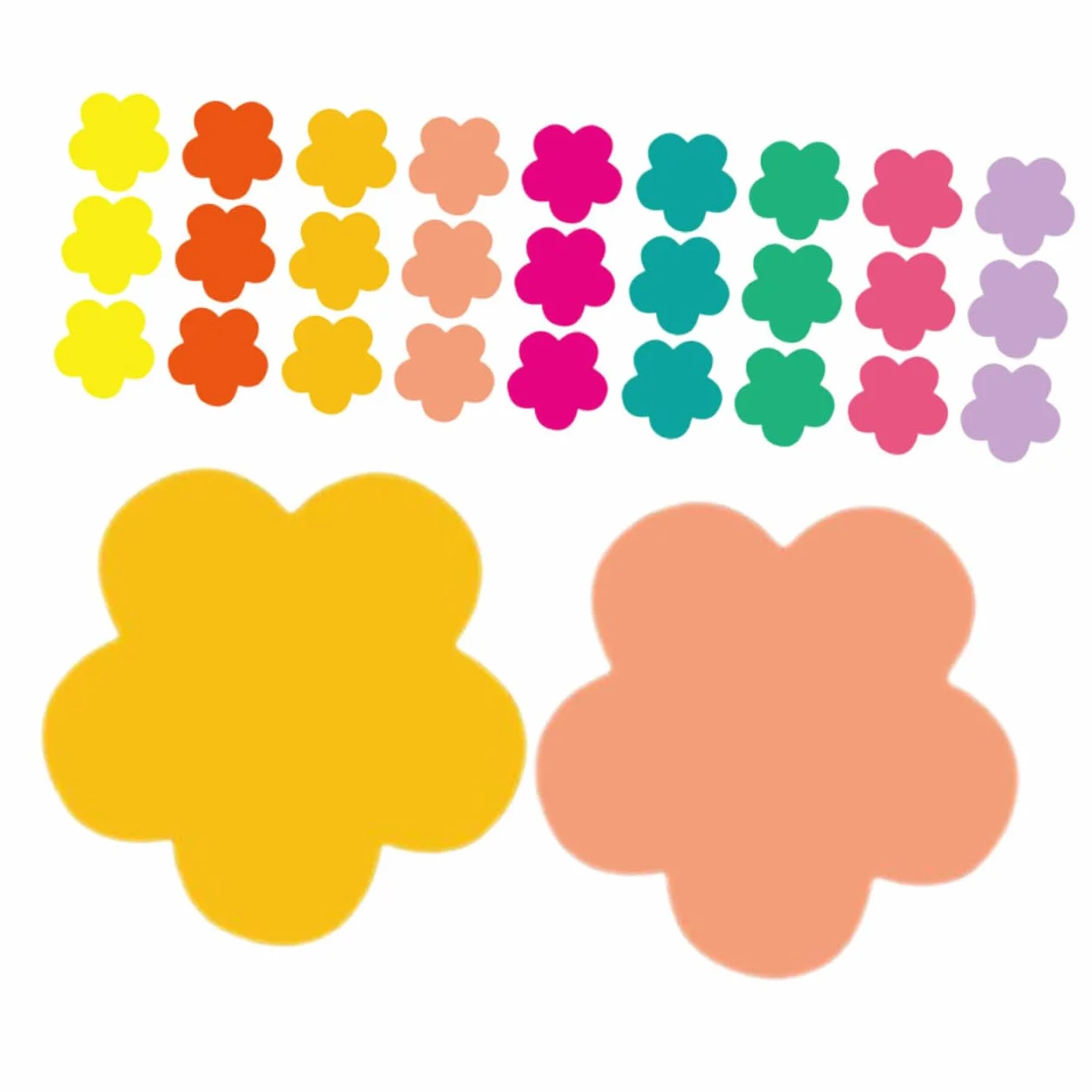 Carta Di Fiori Ritagli 108 Pezzi Decorazioni Per Bacheche Primaverili Forme Cartoncino