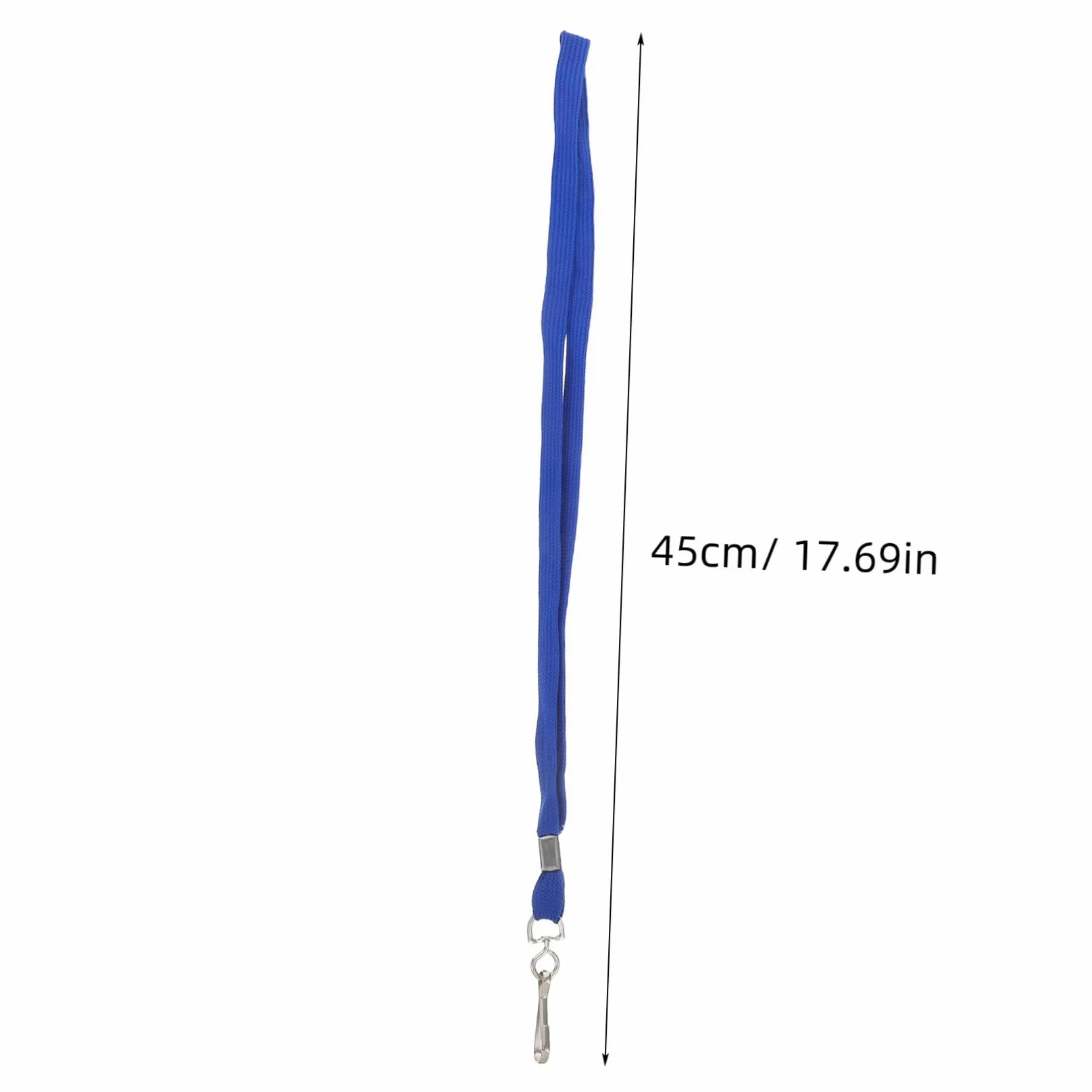 100 pezzi Cordino Porta Badge da Collo con Clip Staccabile Lanyard Neck Strap Morbido per Id Card e Carte Scuola Ufficio Comodo e Resistente