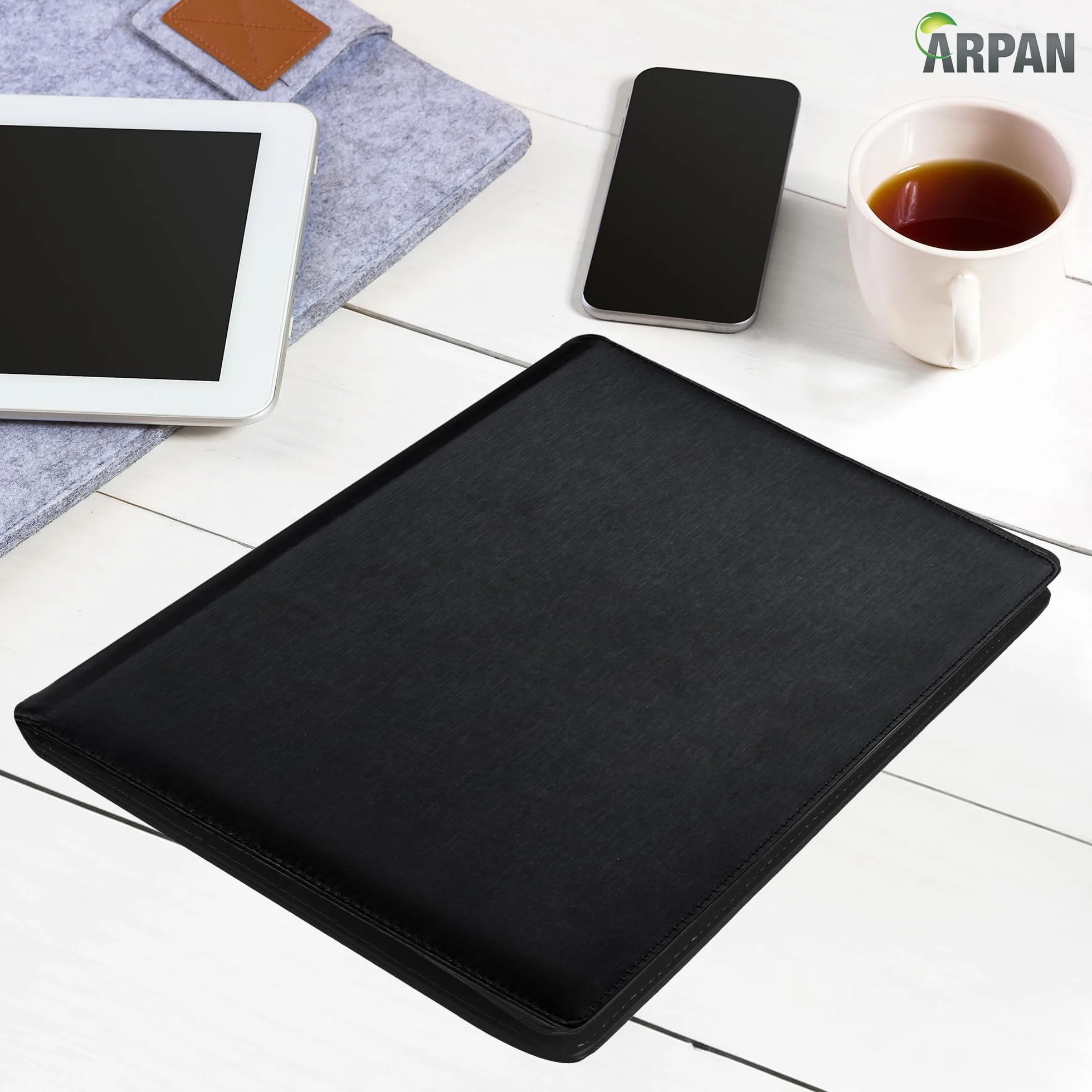 Arpan Cartella professionale A4 48 tasche 96 lati per presentazioni opere d'arte
