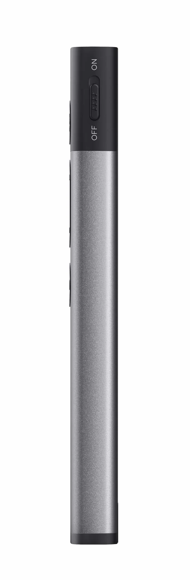 Trust Kazun Dispositivo per Presentazioni Wireless, Design Moderno Ultrasottile, Portata del Segnale Wireless 30 metri, 4 Funzioni PowerPoint, Porta USB, Windows 10, 11, Grigio