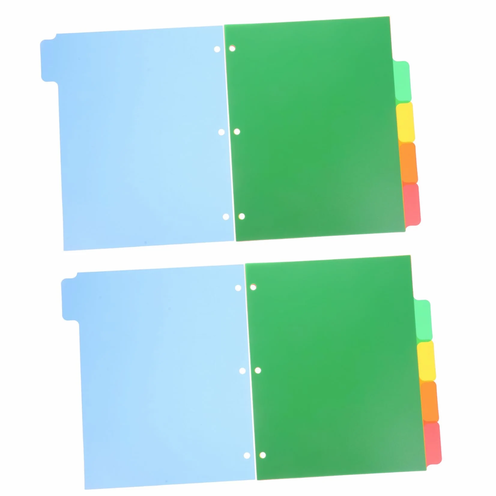SHINEOFI 20pezzi Divisori in Plastica per Raccoglitori con Linguetta Colorata Vuota per Scrivere per Quaderni Anelli Divisori Linguetta Riutilizzabili per Ufficio Casa e Scuola