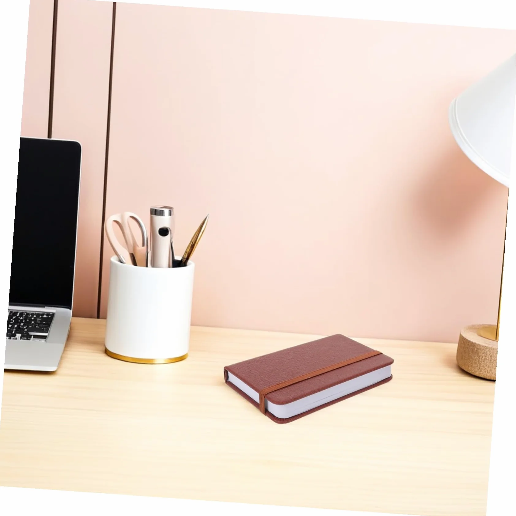 Mobestech Taccuino Tascabile A7 in Pelle Pu, 10 Pezzi, Marrone, Notes | Carta Resistente alle Sbavature, Struttura Robusta, Formato Mini, per Lavoro e Casa, Elegante