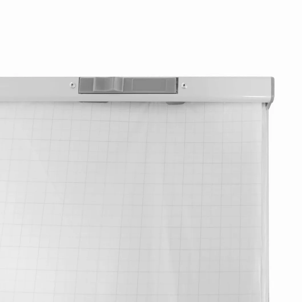 Danieli Lavagna Magnetica Scrivibile e Cancellabile con Portablocco per Fogli Mobili cm 60,5x100. Flipchart con Treppiede o con Ruote. (Con Treppiede)