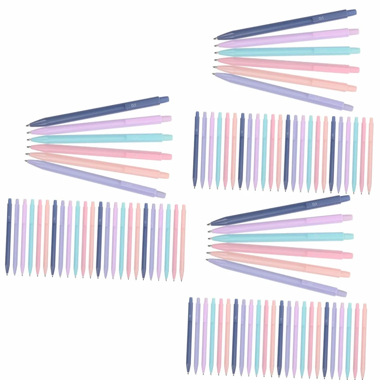 Housoutil 90 Pezzi Matite Meccaniche Colorate per Studenti Design Antiscivolo Impugnatura Confortevole Materiali Resistenti per Scrittura e Regalo per Ragazzi