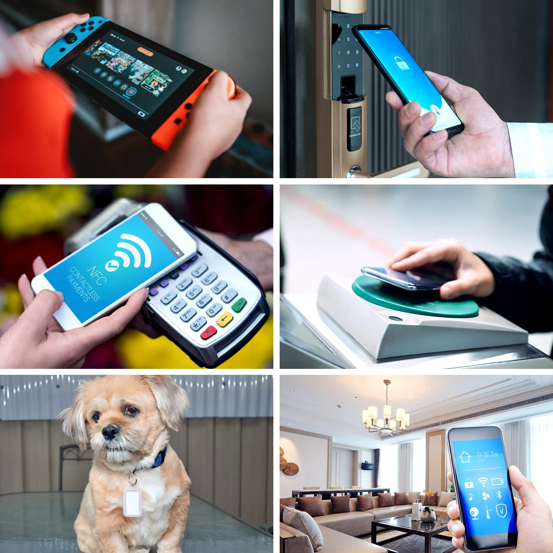 NFC sticker Ntag 215 per Nintendo Amiibo completamente programmabile NTAG215 tag NFC adesivi circolari funziona con Tagmo, Android e tutti gli altri dispositivi abilitati NFC 100pcs
