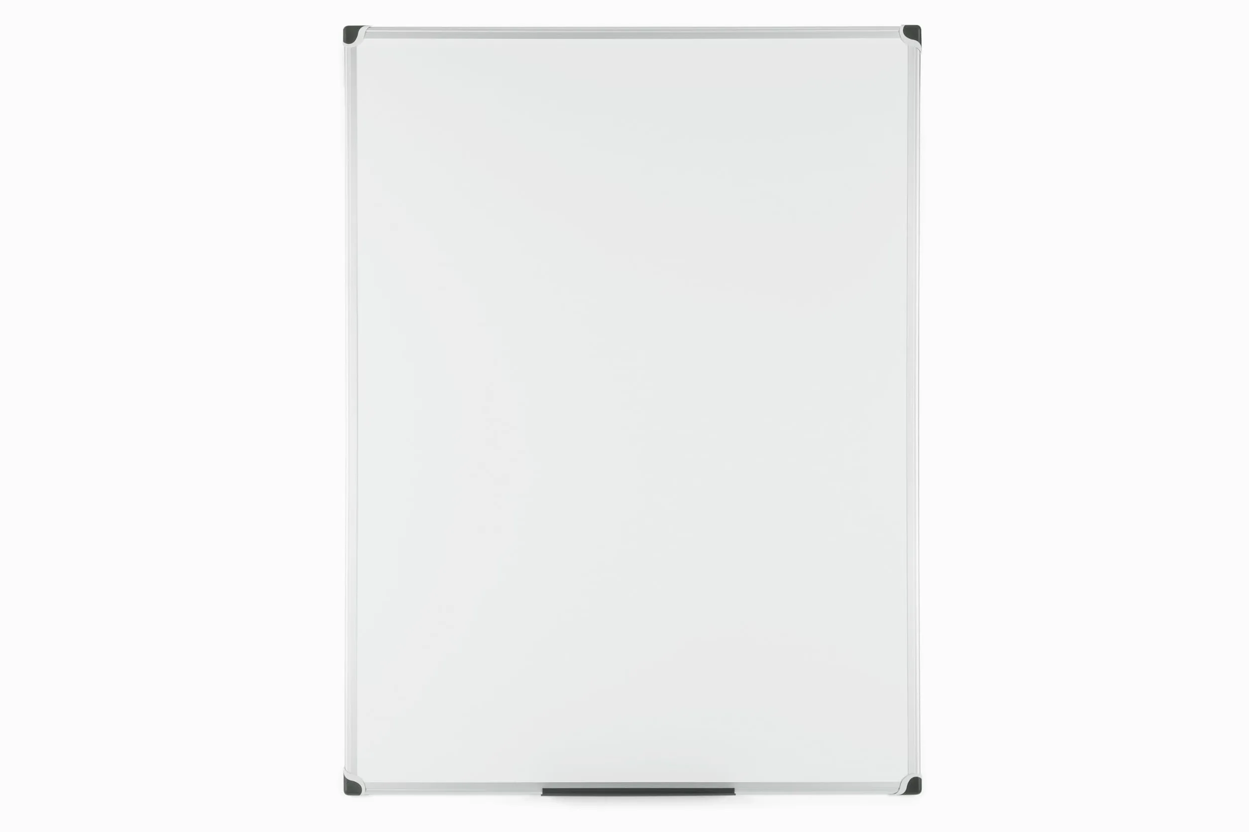 Bi-Office Lavagna Magnetica Bianca Maya Serie W, Con Cornice In Alluminio, Superficie Magnetica Acciaio Laccato, Angoli in ABS, 120x90 cm