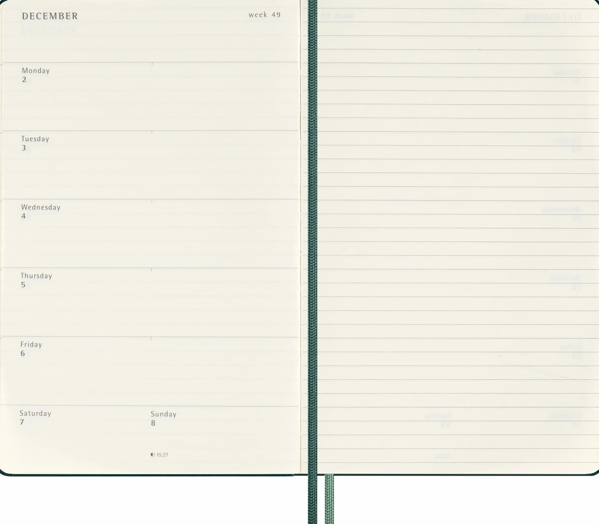 Moleskine Collezione Incantesimi del Mondo Magico Harry Potter Alhomora Weekly Planner, Agenda Settimanale 18 Mesi Copertina Rigida Fosforescerente, Formato Large 13 x 21 cm