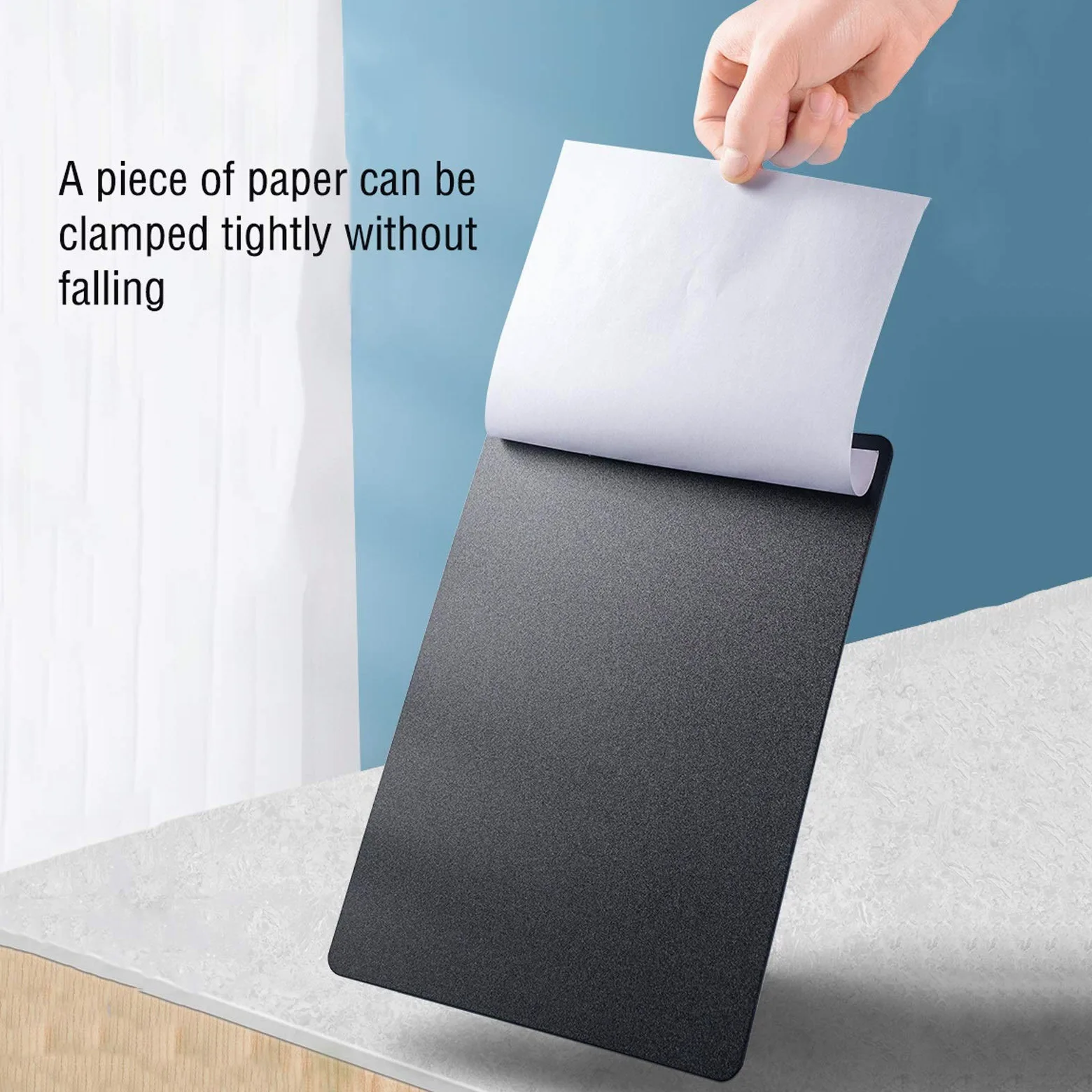 Tavoletta Portablocco Cartella di plastica per Appunti Document Document A4 e Letter con Foro Appeso telescopico con tavola da Scrittura Multifunzione Binder 5 Pack Portablocchi