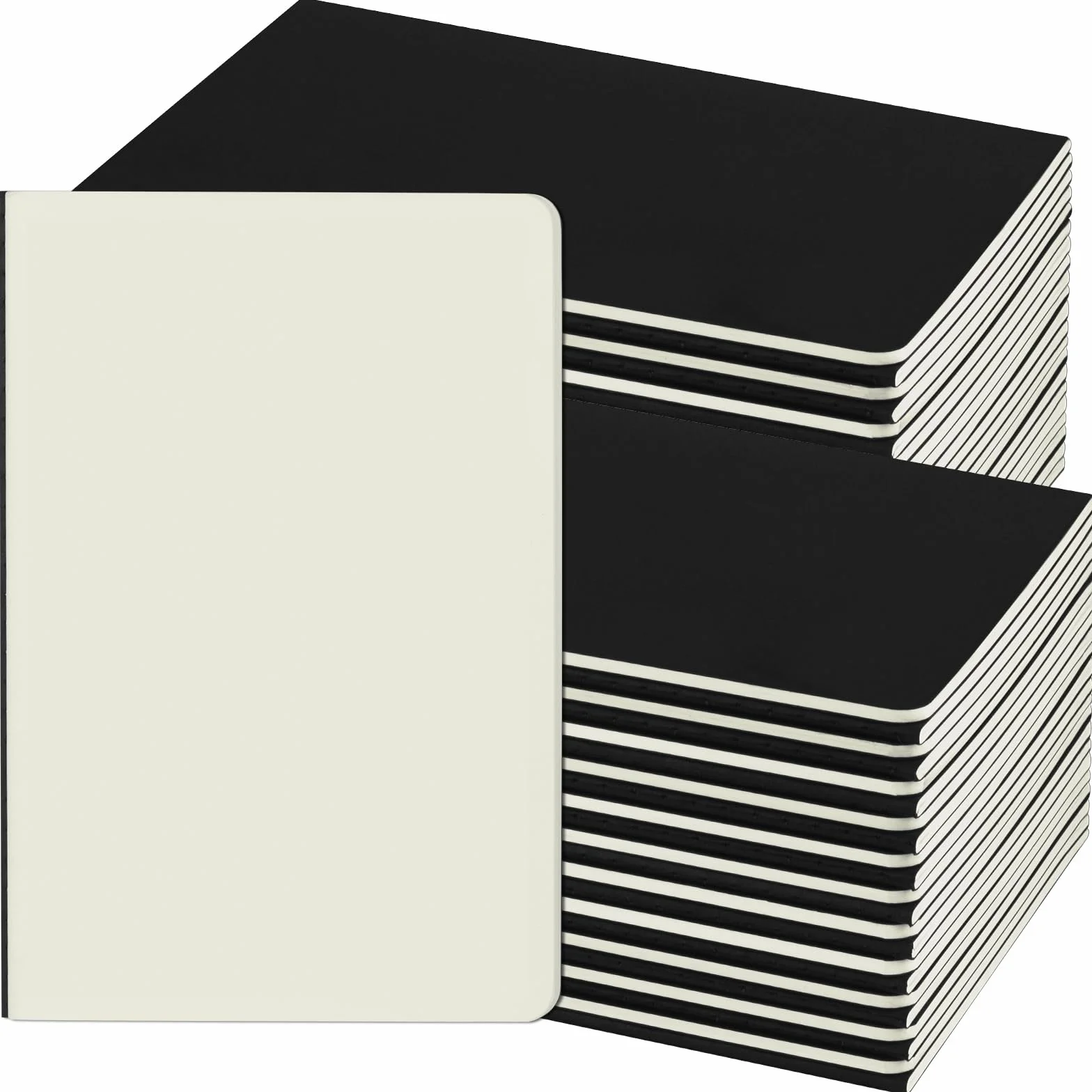 Quaderno Appunti A5 48 Pezzi 30 Fogli 60 Pagine Nero