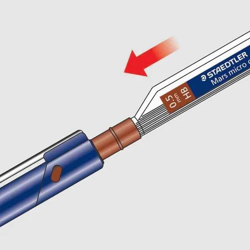 Staedtler Set 3 astucci 12 mine marzo Micro carbon 0,5 mm 3H