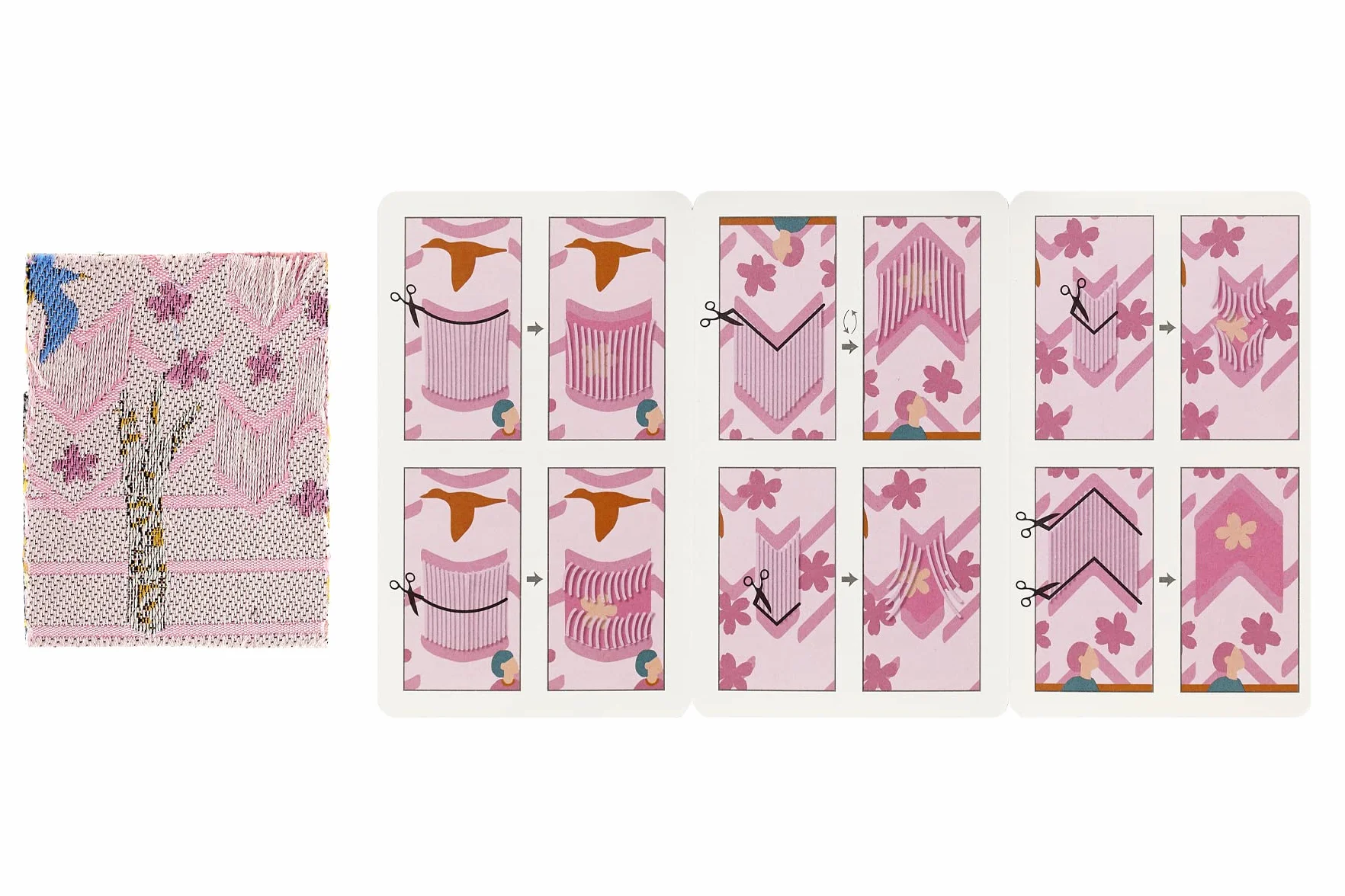 Moleskine Scatola da Collezione Sakura, Set con Taccuino in Edizione Limitata, Taccuino Sakura, Copertina Rigida in Tessuto, Dimensioni Large 13 x 21 cm, Colore Rosa Scuro