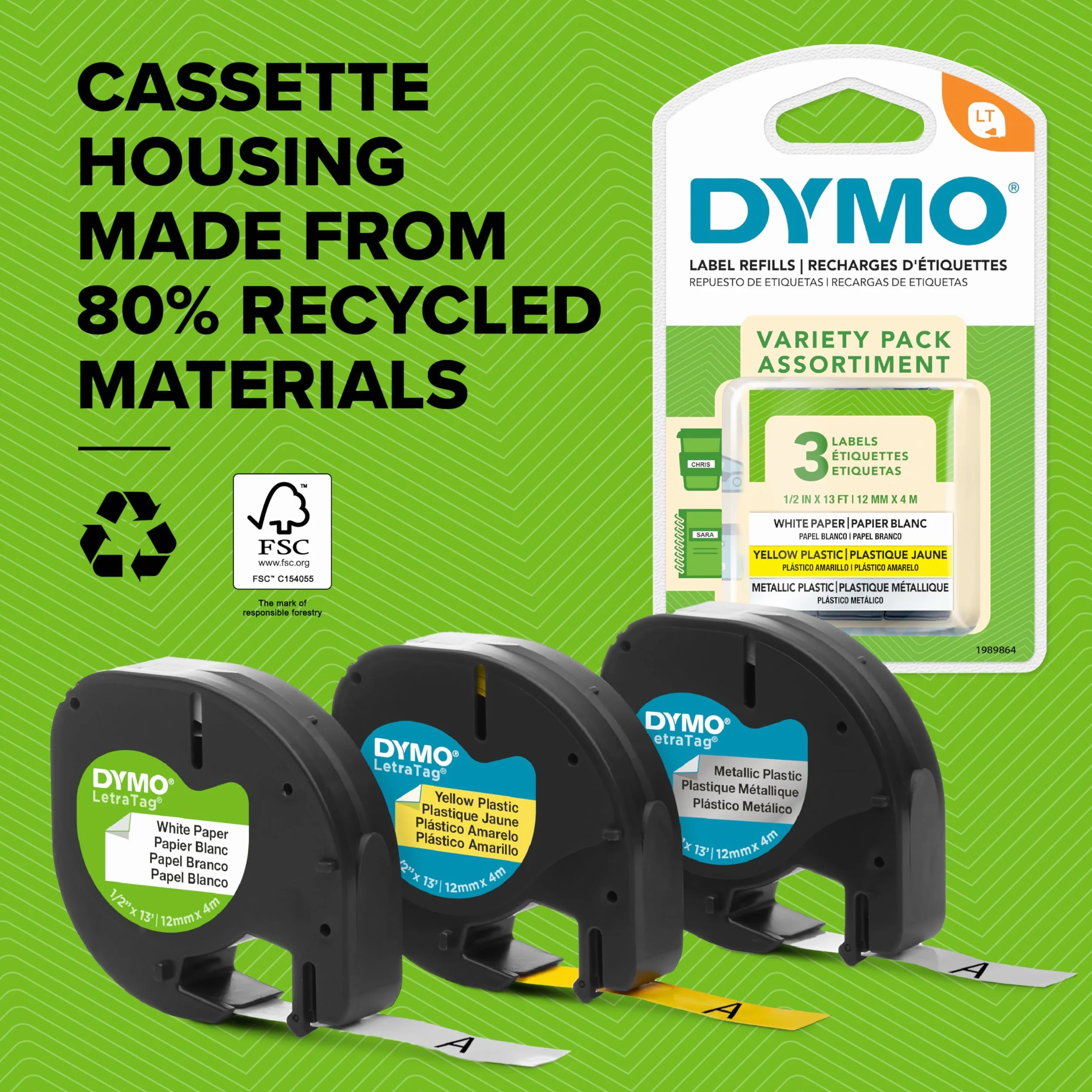 DYMO LetraTag 200B Etichettatrice Bluetooth Stampante per Etichette Compatta Bianco