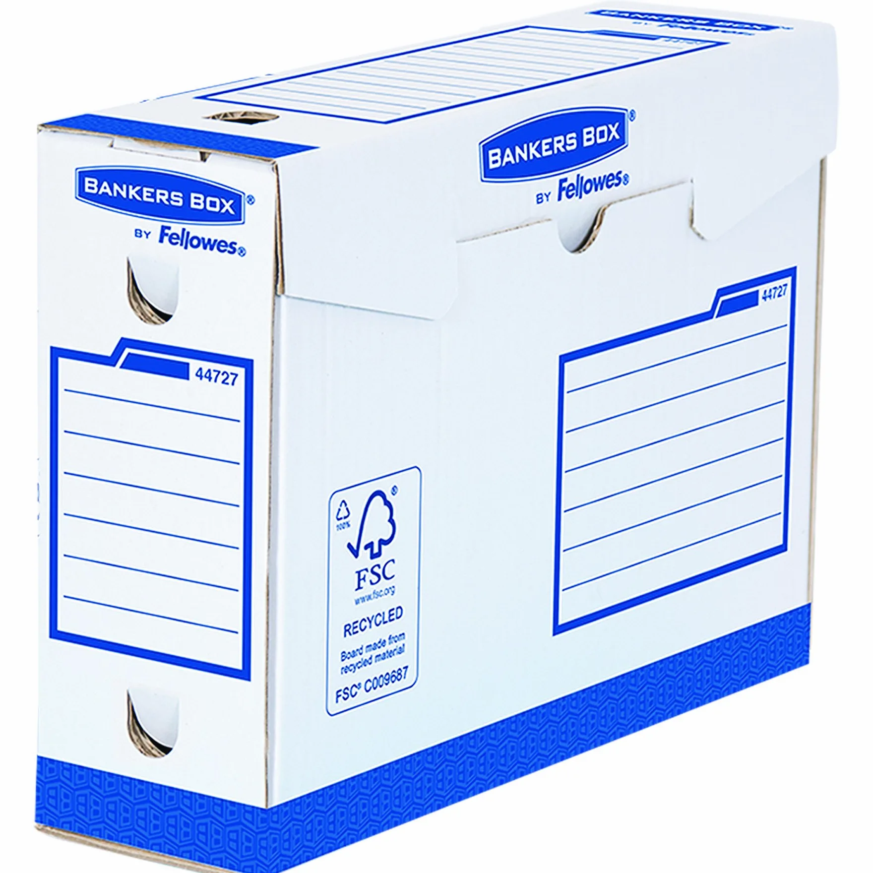 Bankers Box 4472702 Scatola Archivio Robusta A4+ Basic, Dorso 100 mm, FSC, Confezione da 20 Pezzi