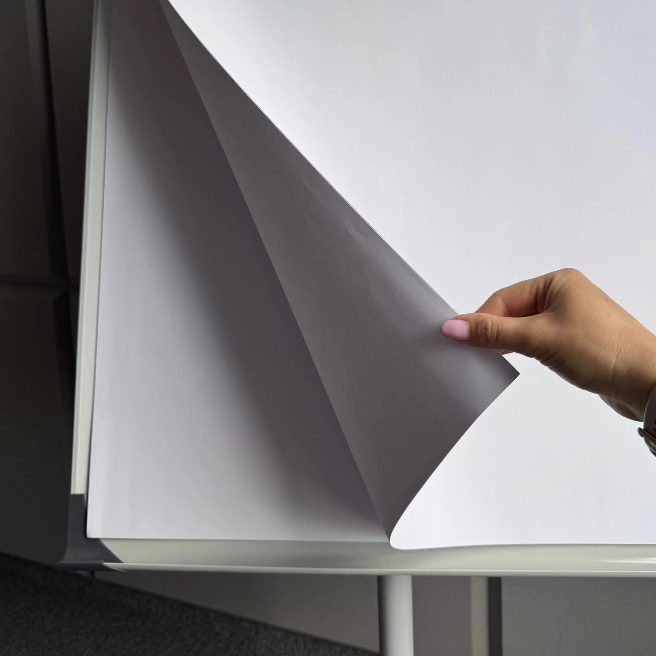 D.RECT Blocco Carta per Flipchart - Set da 3 Blocchi - 60 Fogli Totali - 65x100 cm - 80 g/m² Superficie Liscia - Carta Professionale per Presentazioni Riunioni e Formazione