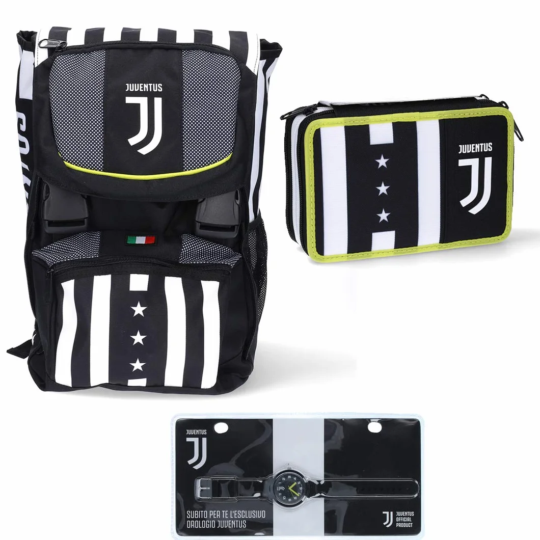 JUVENTUS Zaino Seven Sdoppiabile con Astuccio 3 Zip 2020/2021