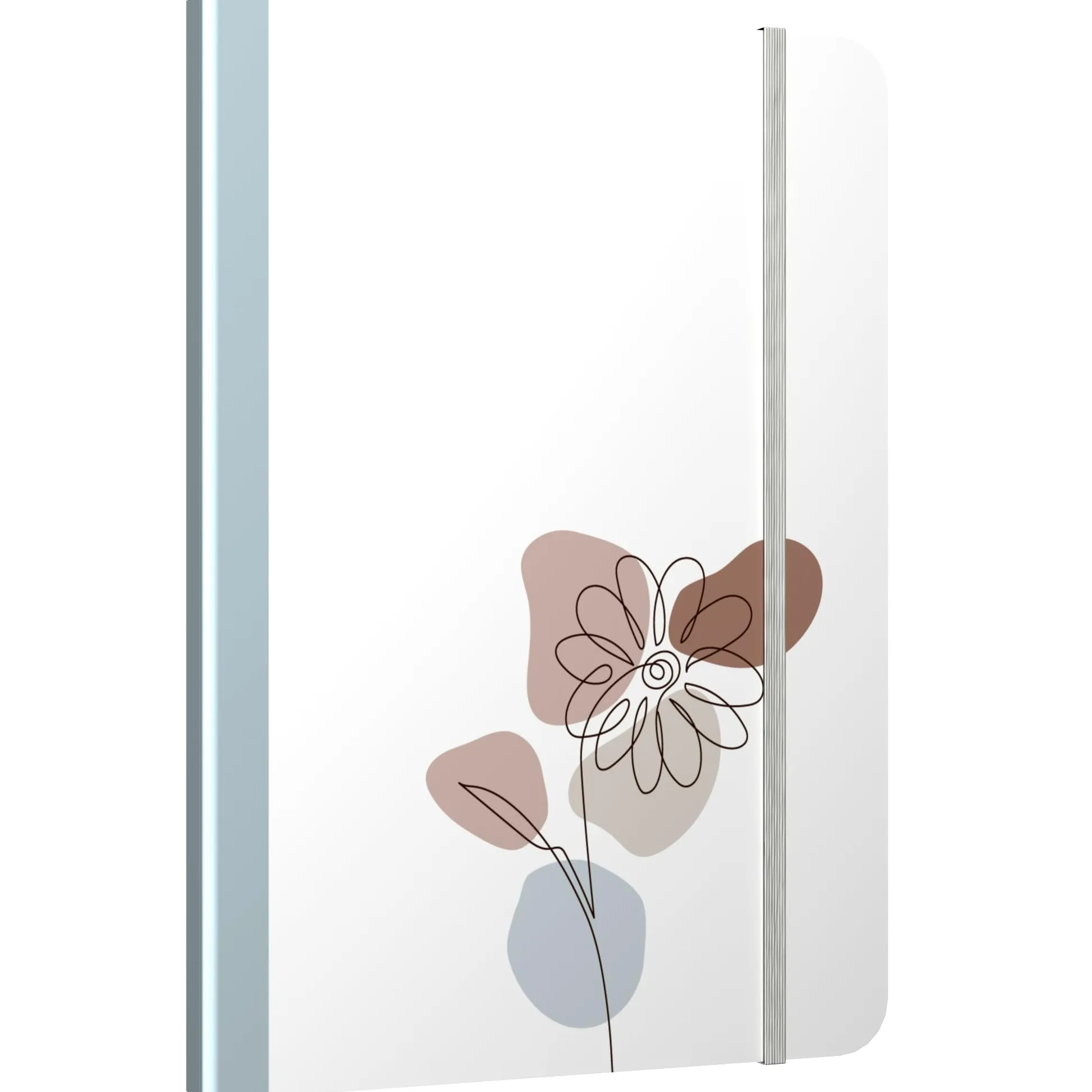 Taccuino a righe, formato A5, a righe, per donne e uomini, 160 pagine, medio 14,6 x 20,25 cm, carta di alta qualità da 100 g/m², diari con copertina rigida per scrivere e prendere appunti (1