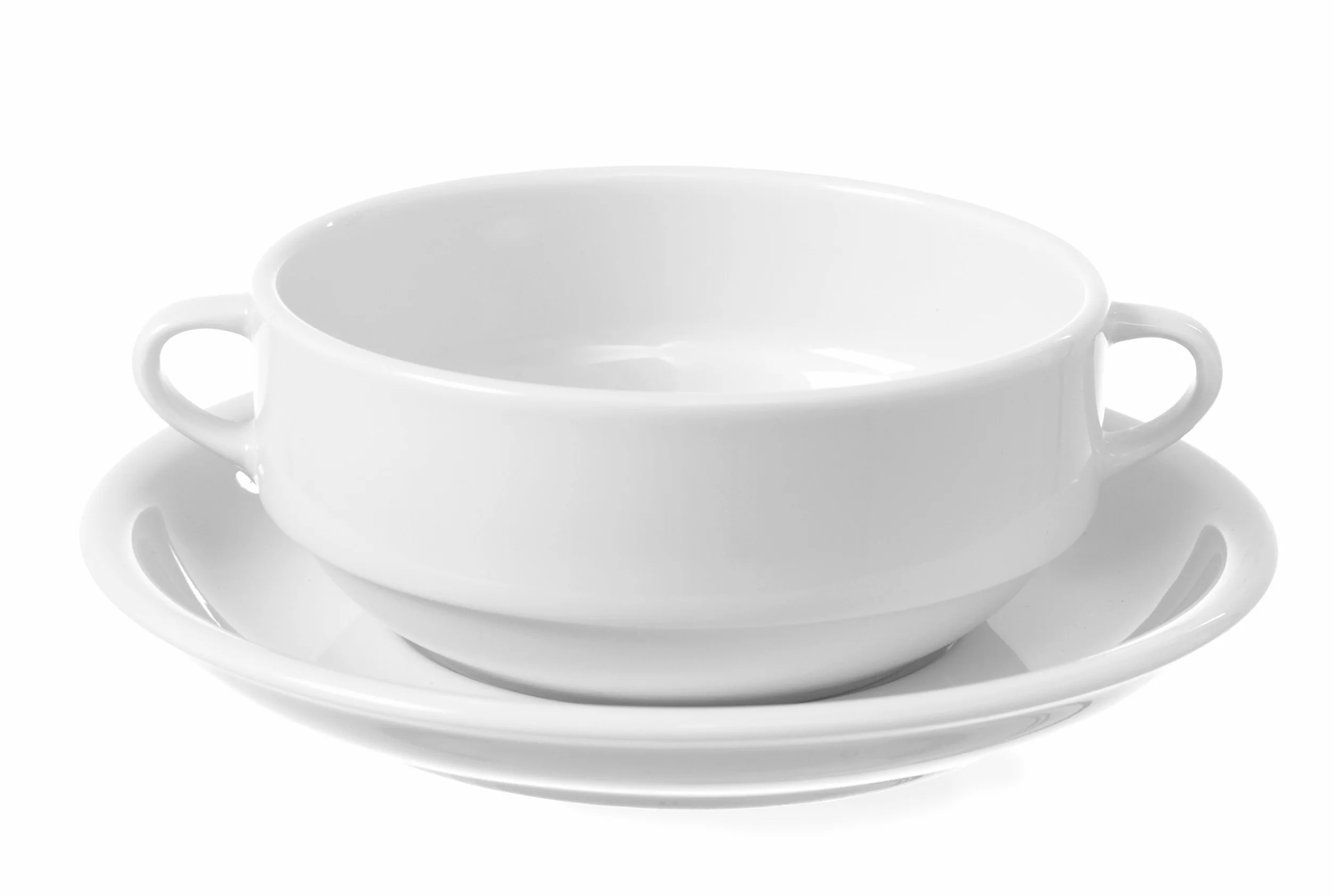 HENDI Ciotola per zuppe 340ml ø160mm porcellana bianca