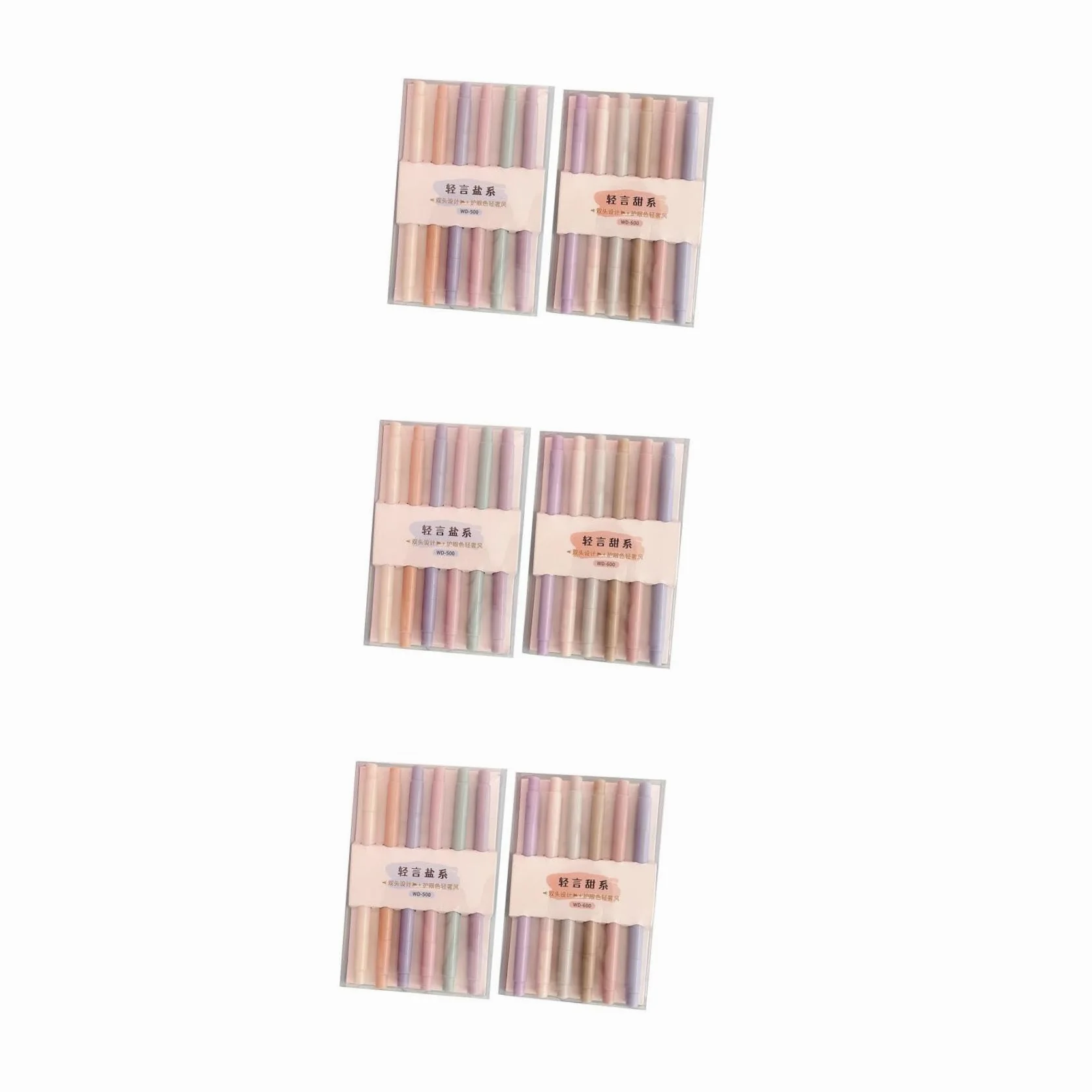 jojofuny 3 set Evidenziatore Pennarello Portatile Portatile Evidenziatore Pennarello Professionale Multifunzione 12 pezzi * 3