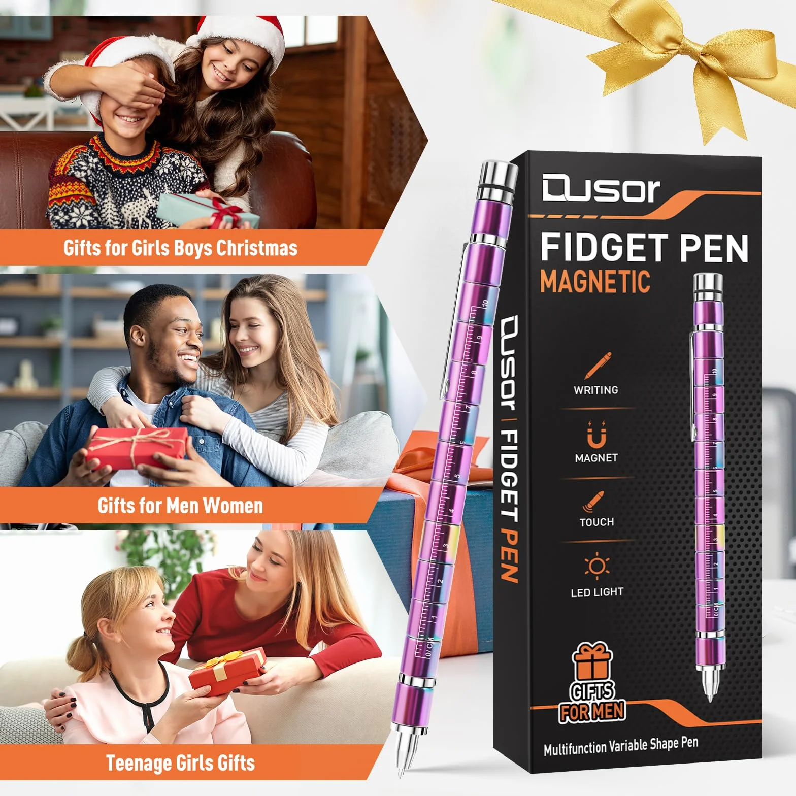 Magnetica Fidget Pen, idee Regalo Femmina Uomo Compleanno Penna Magnetica, Regali per Lui/Lei, Regali Teenager