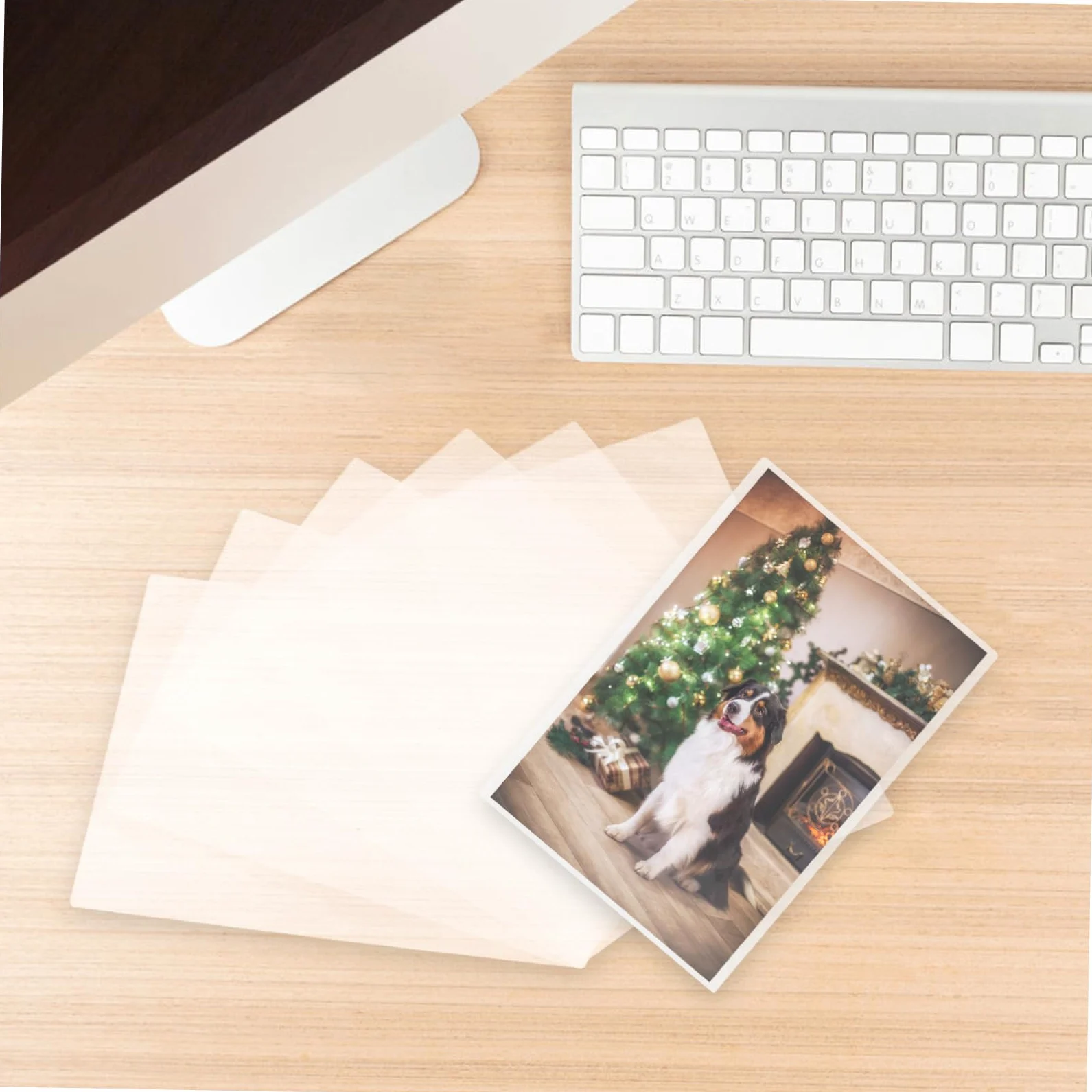 100pezzi Laminazione Trasparenti Pellicole Protettive Laminate Per Documenti e Foto Buste Laminate Termiche in Eva e Pet Supporto Per Plastificatrice