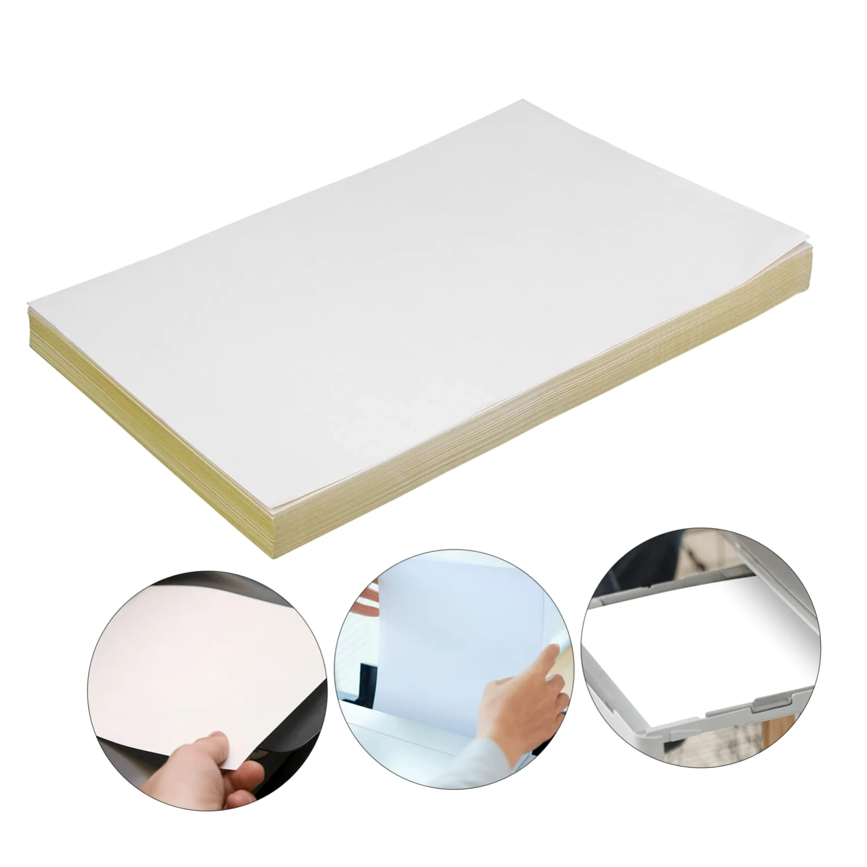 100fogli Carta Adesiva Stampabile Opaca Per Stampante Adesivi Perfetta Per Decalcomanie Decorazioni Fai Te e Progetti Scolastici Adesione Elevata e Facile Da Applicare Su Superfici