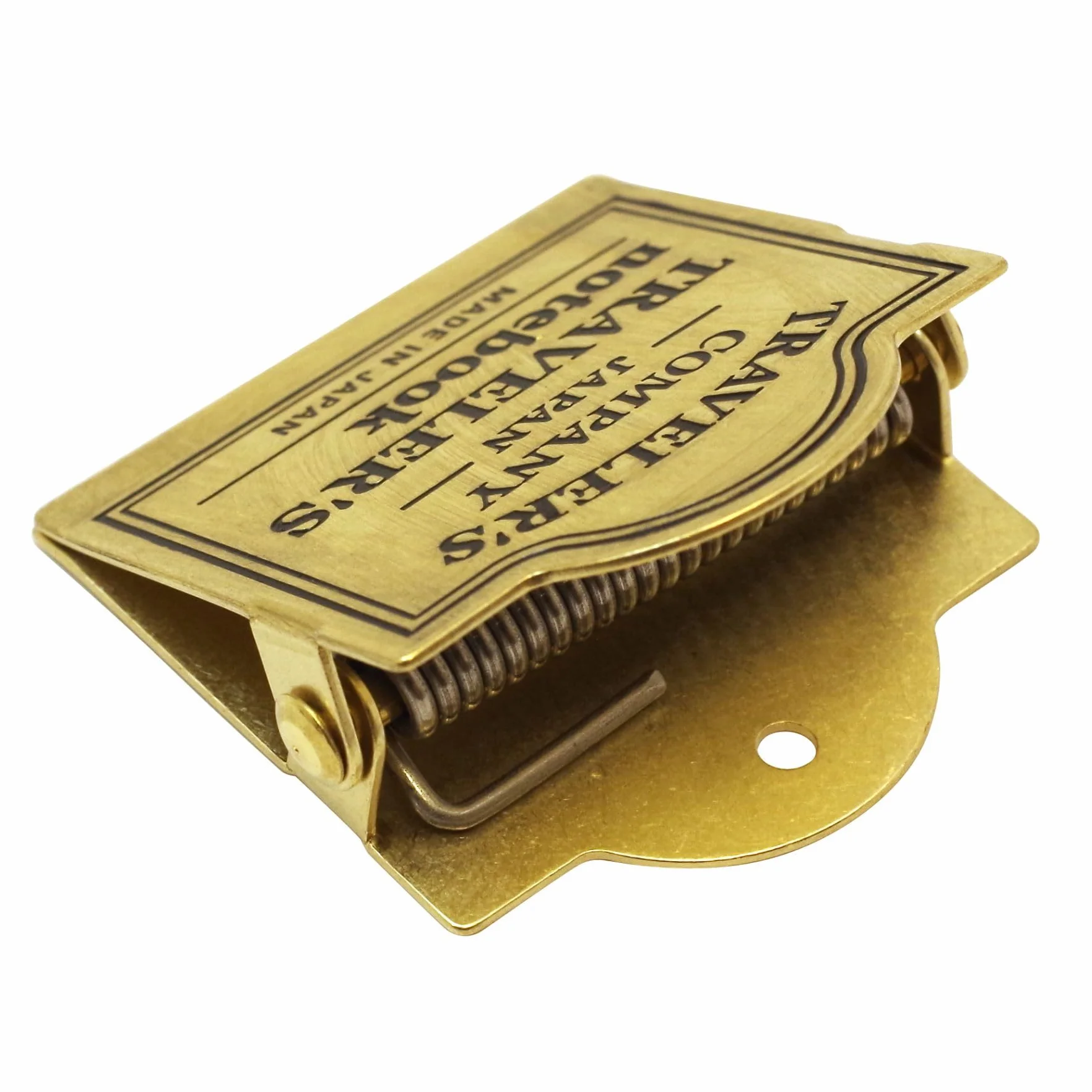 Brass Clip TRC Logo - Refill 030 per Traveler's Notebook Regular e Passport Size